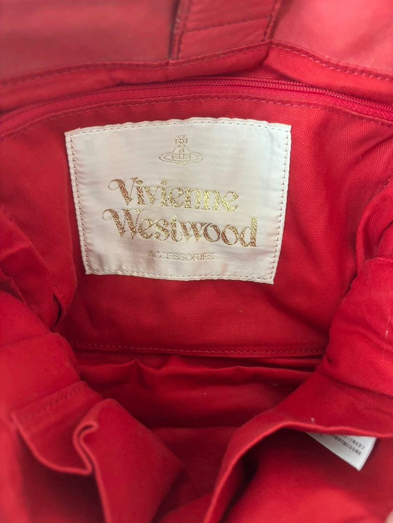 Vivienne Westwood Vivienne Westwood Red and white color, Saturn print postma Size ONE SIZE - 9 Thumbnail