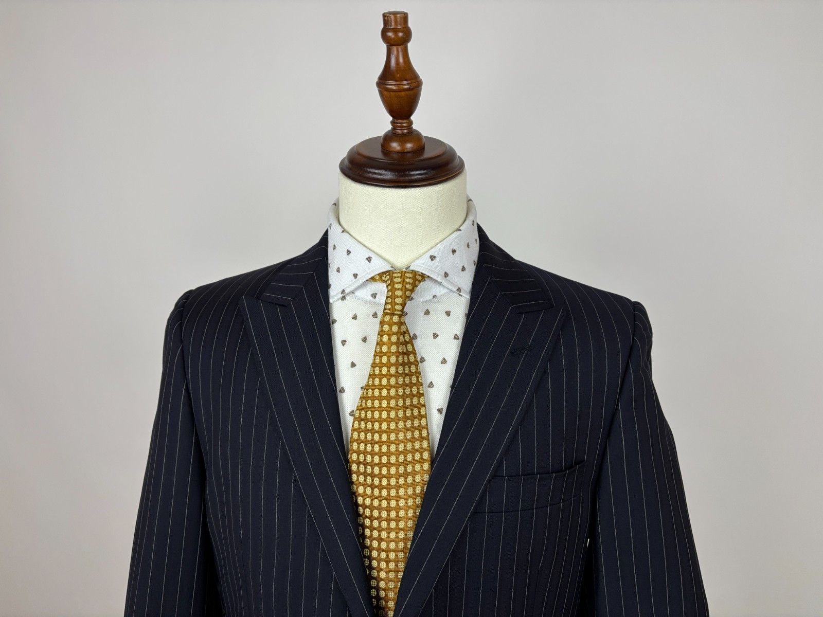 Other UK Holland Esquire Striped Wool Blazer Long UK 40" 112 cm EU 50 Size 40L - 4 Thumbnail