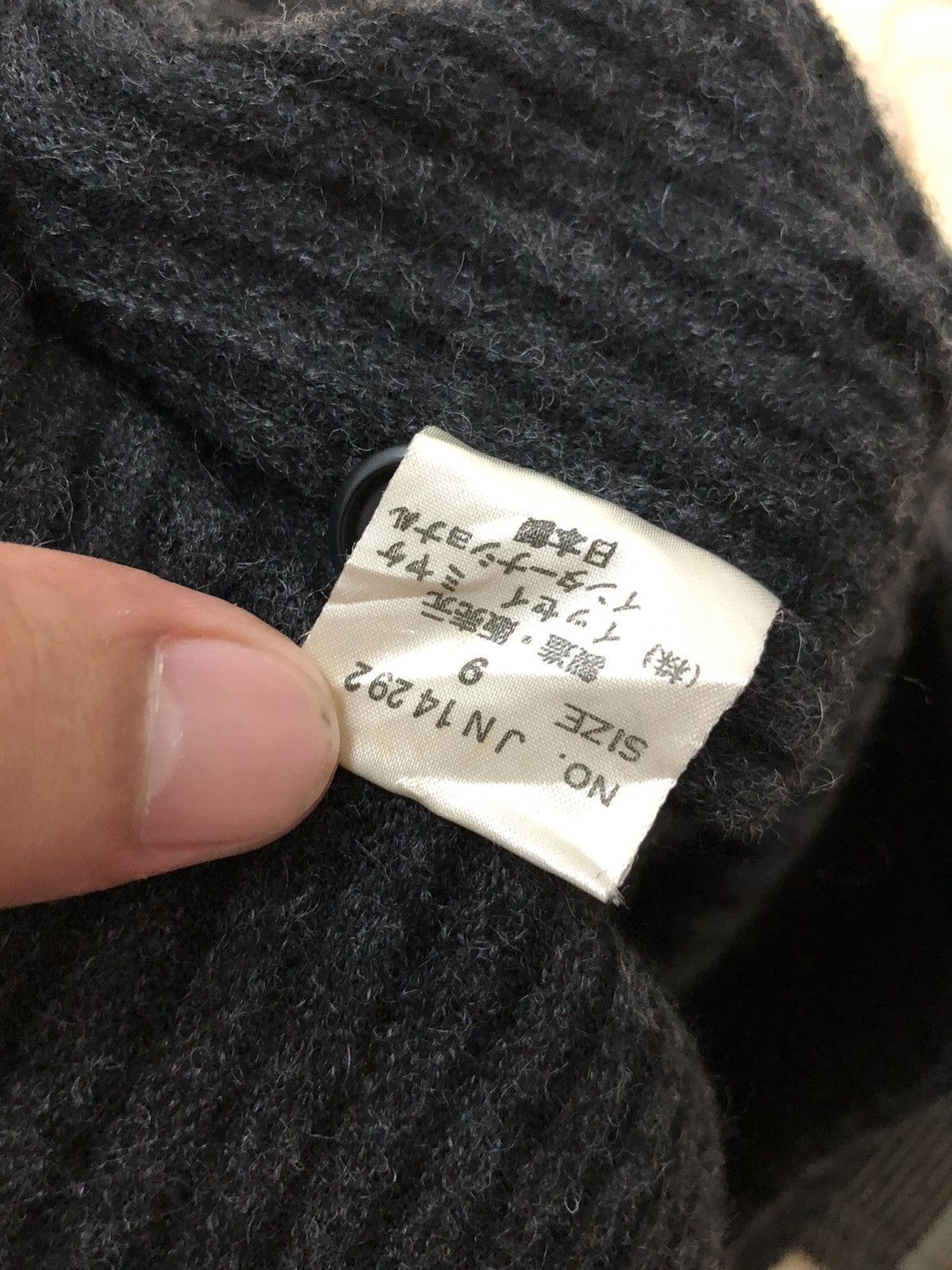 Issey Miyake × Vintage Vintage 70’s Issey Miyake Turtle Neck Sweaters Wool Size US L / EU 52-54 / 3 - 8 Thumbnail