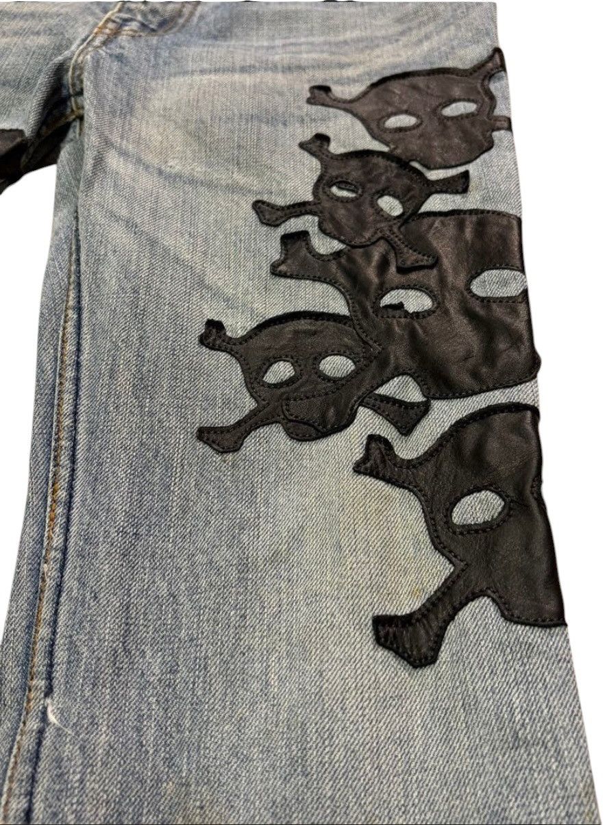 Le Grande Bleu (L.G.B.) L.G.B. lesther Skull 3/4 Denim Size US 32 / EU 48 - 3 Thumbnail
