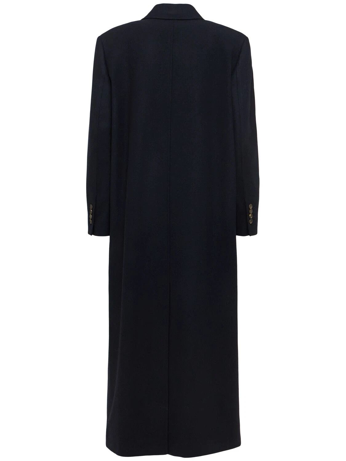 Brunello Cucinelli BRUNELLO CUCINELLI Navy Wool Coat New & Authentic Size M / US 6-8 / IT 42-44 - 2 Thumbnail
