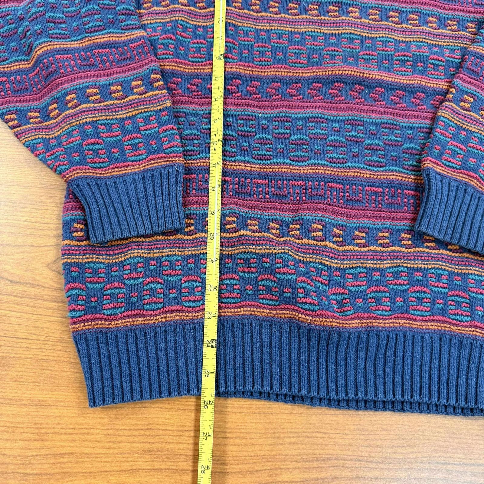Other Crossings Sweater Retro Textured 3D Knitted Pullover Sweater Size US M / EU 48-50 / 2 - 9 Thumbnail