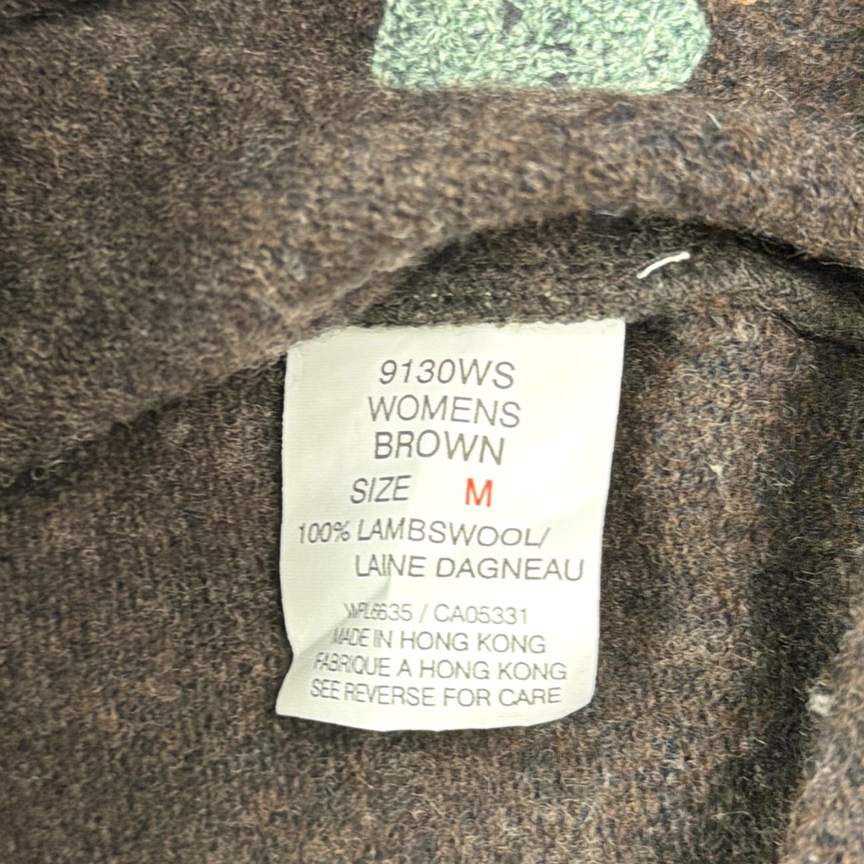 Vintage VINTAGE Woolrich Vest Womens M Brown Lambswool Full Zip Embroidered 90s Size M / US 6-8 / IT 42-44 - 6 Thumbnail