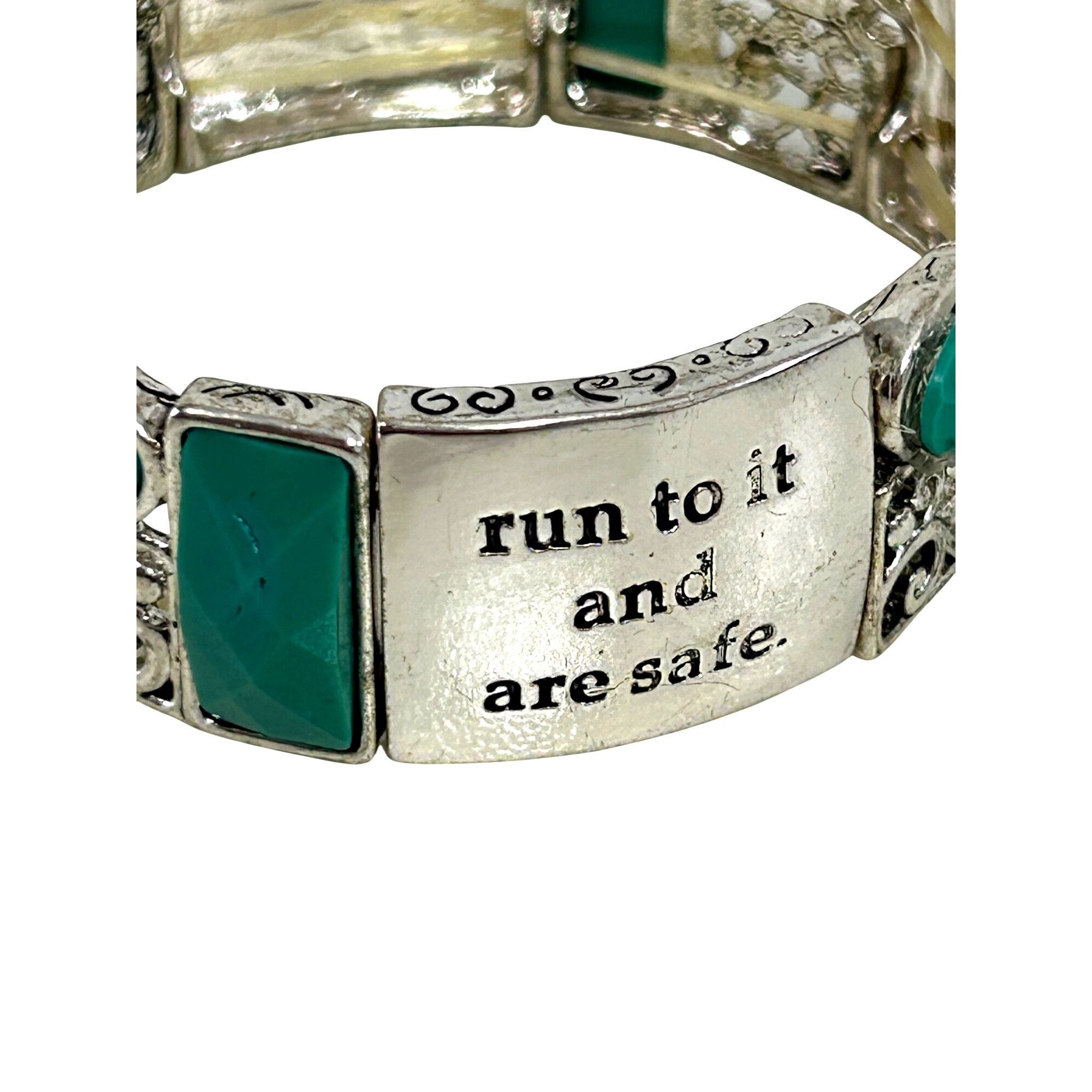 Other Christian Inspiration Bracelet Strong Tower Proverb Silver T Size ONE SIZE - 8 Thumbnail