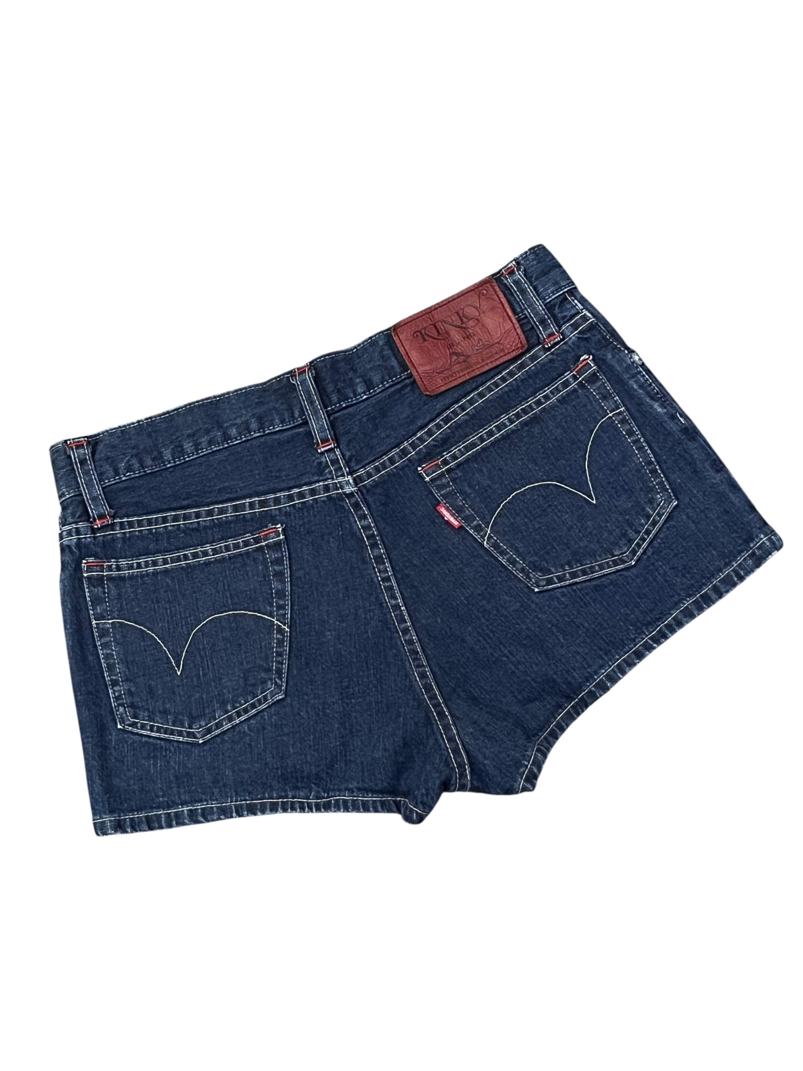 Hysteric Glamour 🔥 90’s SUPER HYSTERIC GLAMOUR KINKY HOT PANTS Denim Shorts Size 26" / US 2 / IT 38 - 4 Thumbnail