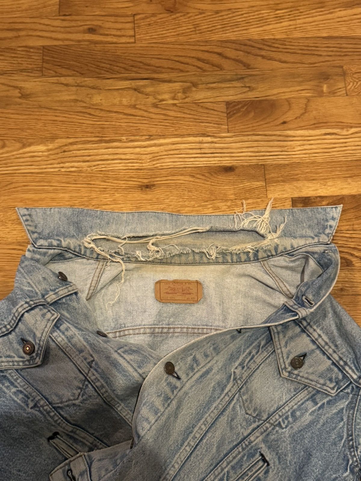 Levi's Vtg 80's Levi's Type III Denim Trucker Jacket sz 40R Size US S / EU 44-46 / 1 - 8 Thumbnail