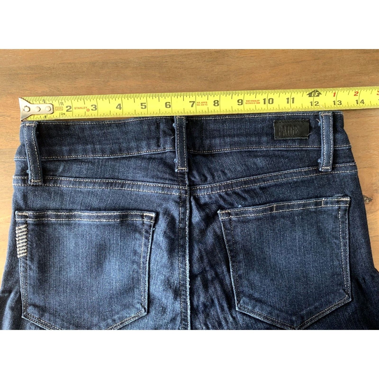 Paige Paige Jeans Women’s 26x28 Denim Verdugo Ankle Slim Mid Rise Blue Stretch 5-Pocket Jeans Womens Size 26" / US 2 / IT 38 - 6 Thumbnail