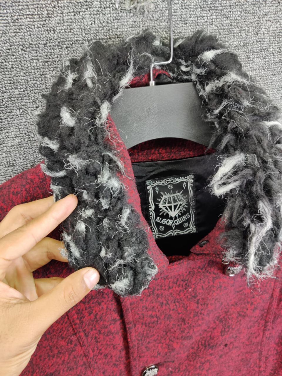 If Six Was Nine Algon Quins Double Breasted Faux Fur Coat Size US M / EU 48-50 / 2 - 4 Thumbnail