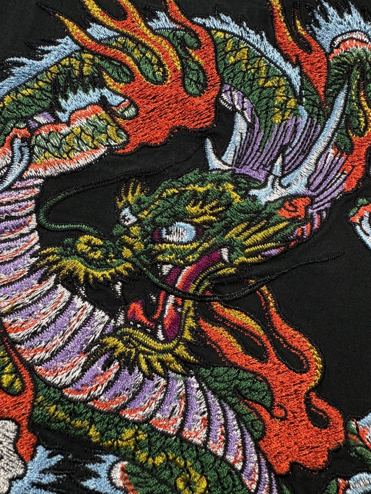 Ed Hardy Ed Hardy x urban outfitters embroidered dragon baggy pants Size 27" / US 4 / IT 40 - 13 Thumbnail