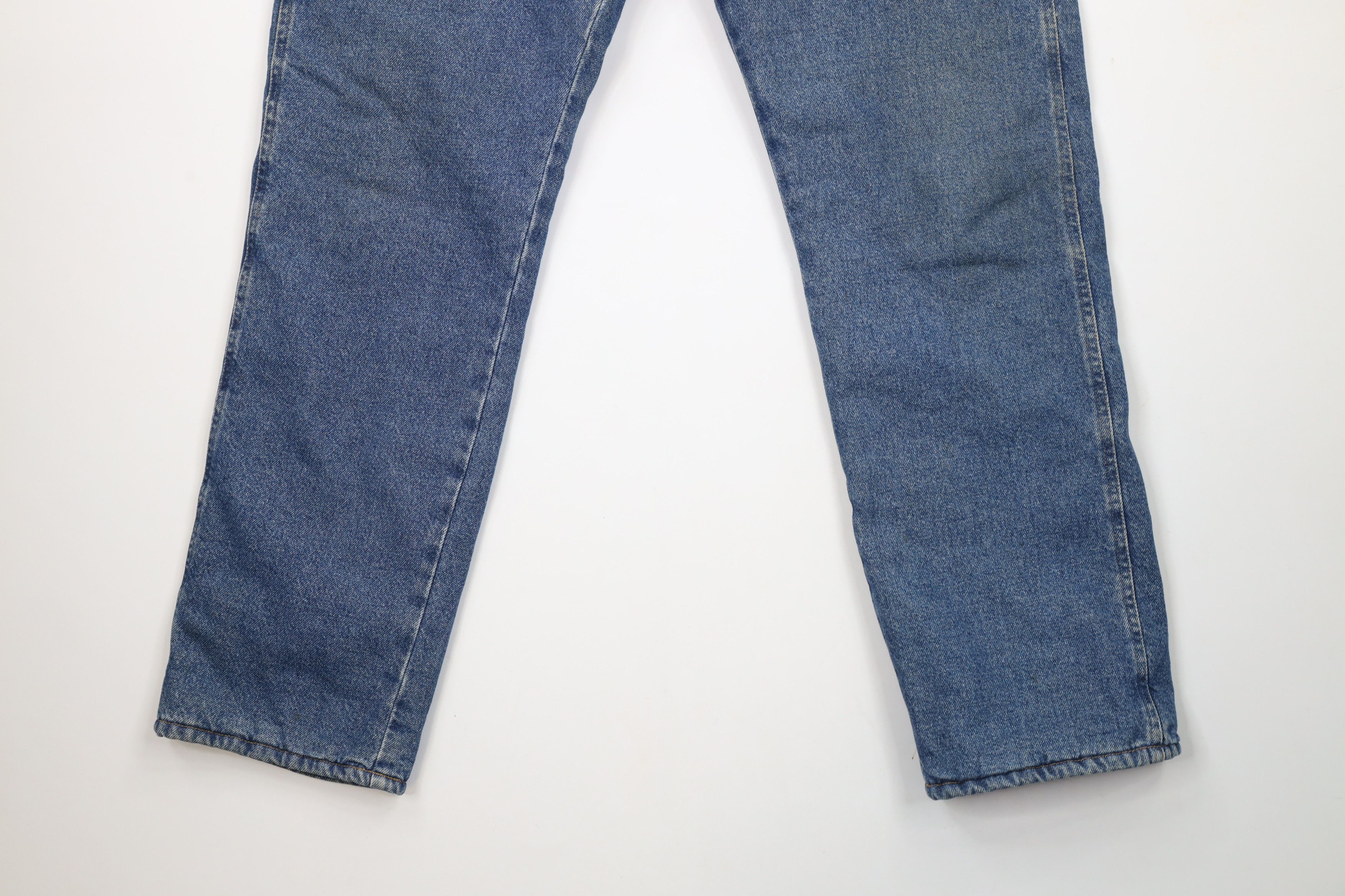 Vintage × Wrangler Vintage Wrangler Heavyweight Fleece Lined Denim Jeans Blue Size US 36 / EU 52 - 5 Thumbnail