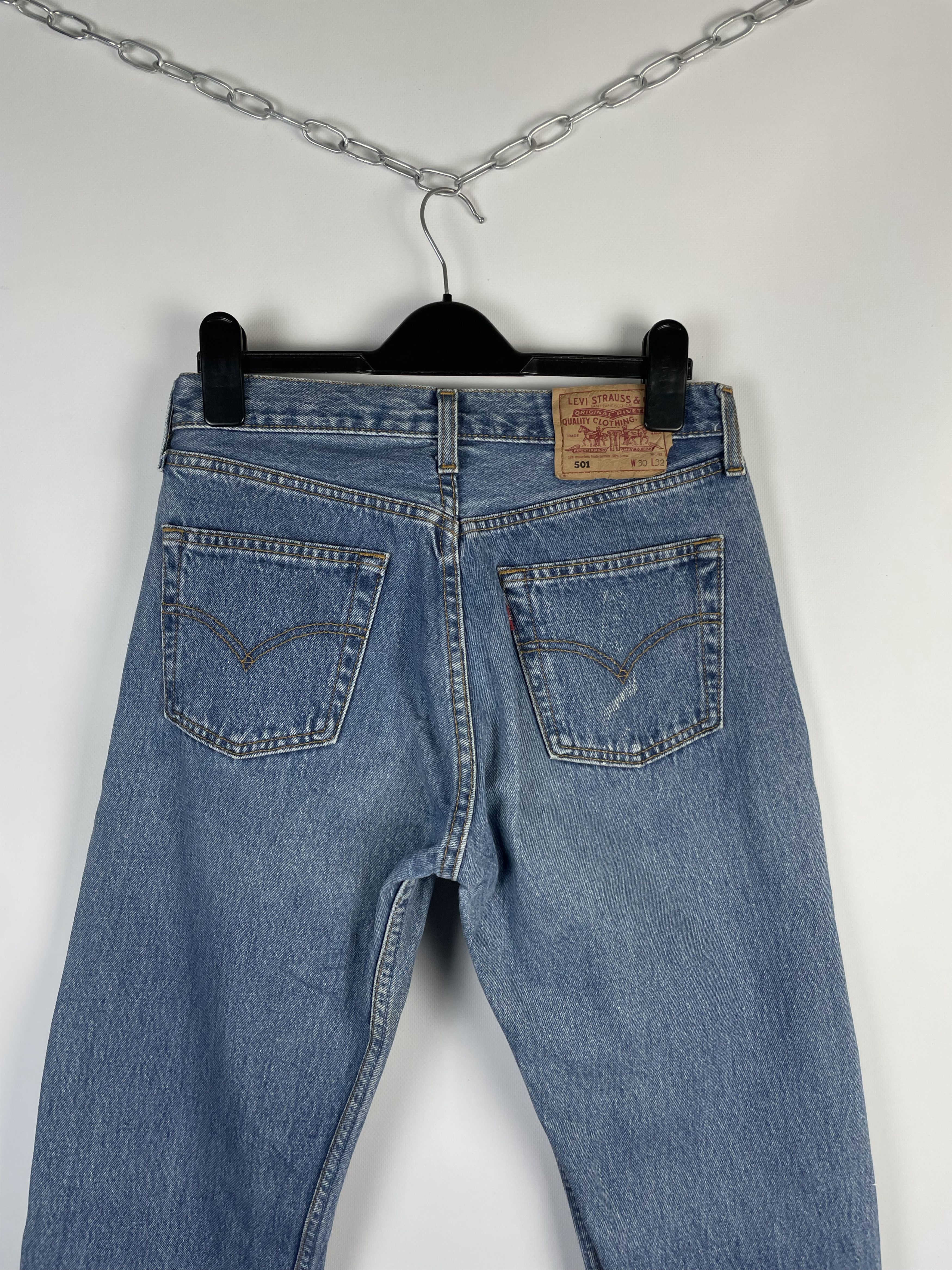 Levi's Vintage 501 90s Levi's Pants Denim Jeans Size US 30 / EU 46 - 3 Thumbnail