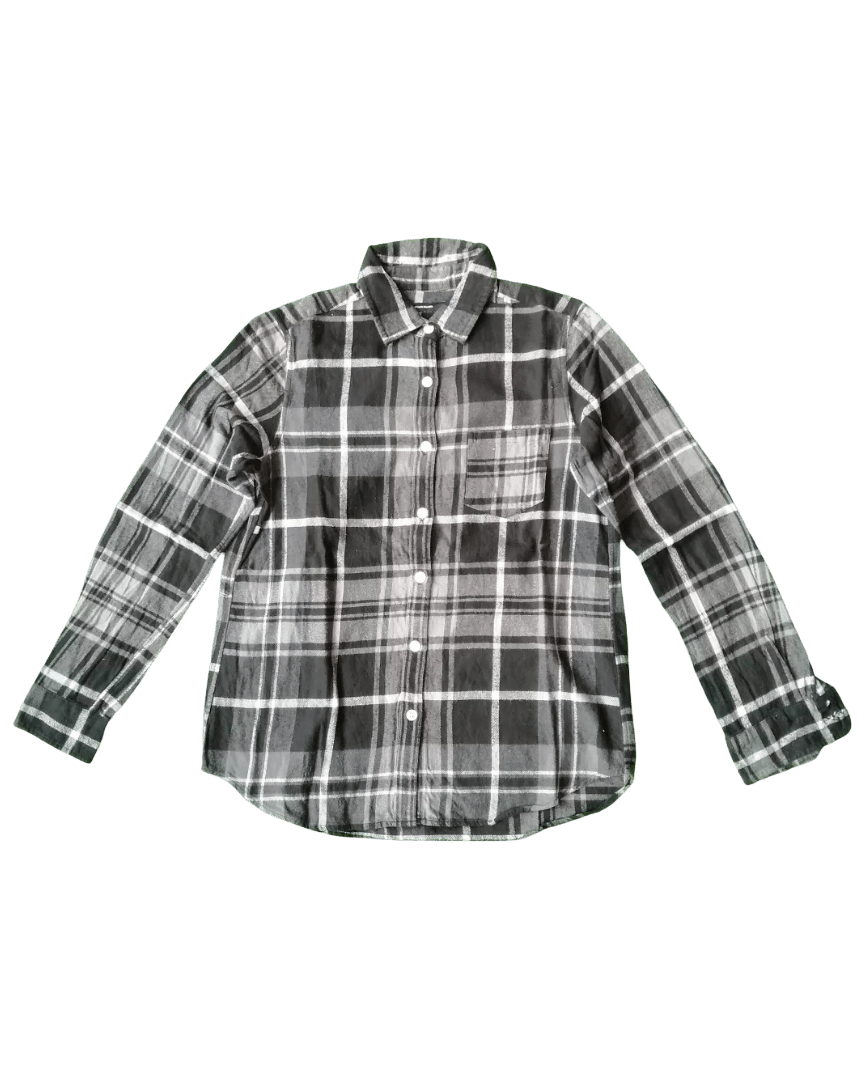Japanese Brand × Journal Standard Journal Standard Plaid Flanel Woman Shirt Size S / US 4 / IT 40 - 1 Thumbnail