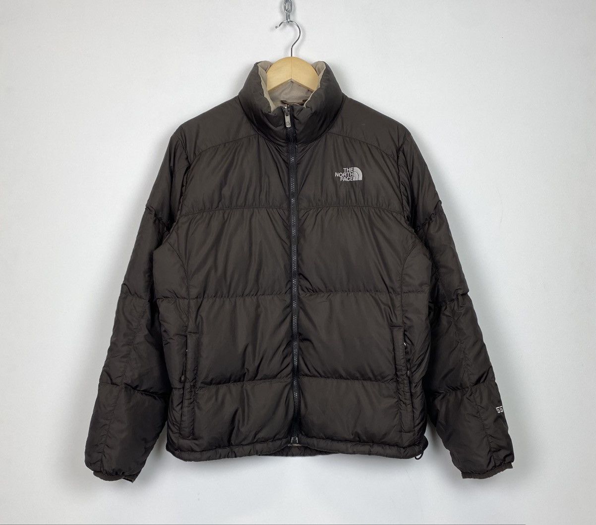 The North Face Vintage The North Face 550 Brown Full Zip Puffer Down Jacket Size US M / EU 48-50 / 2 - 1 Thumbnail