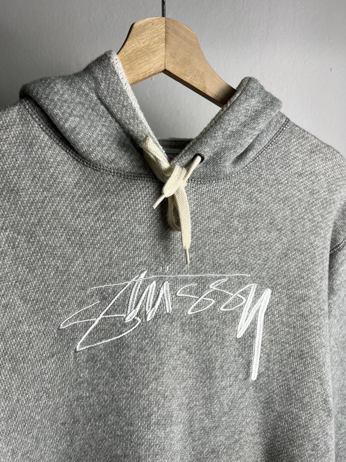 Champion × Stussy 2000s Stussy x Champion college Pullover Hoodie Size US M / EU 48-50 / 2 - 2 Thumbnail