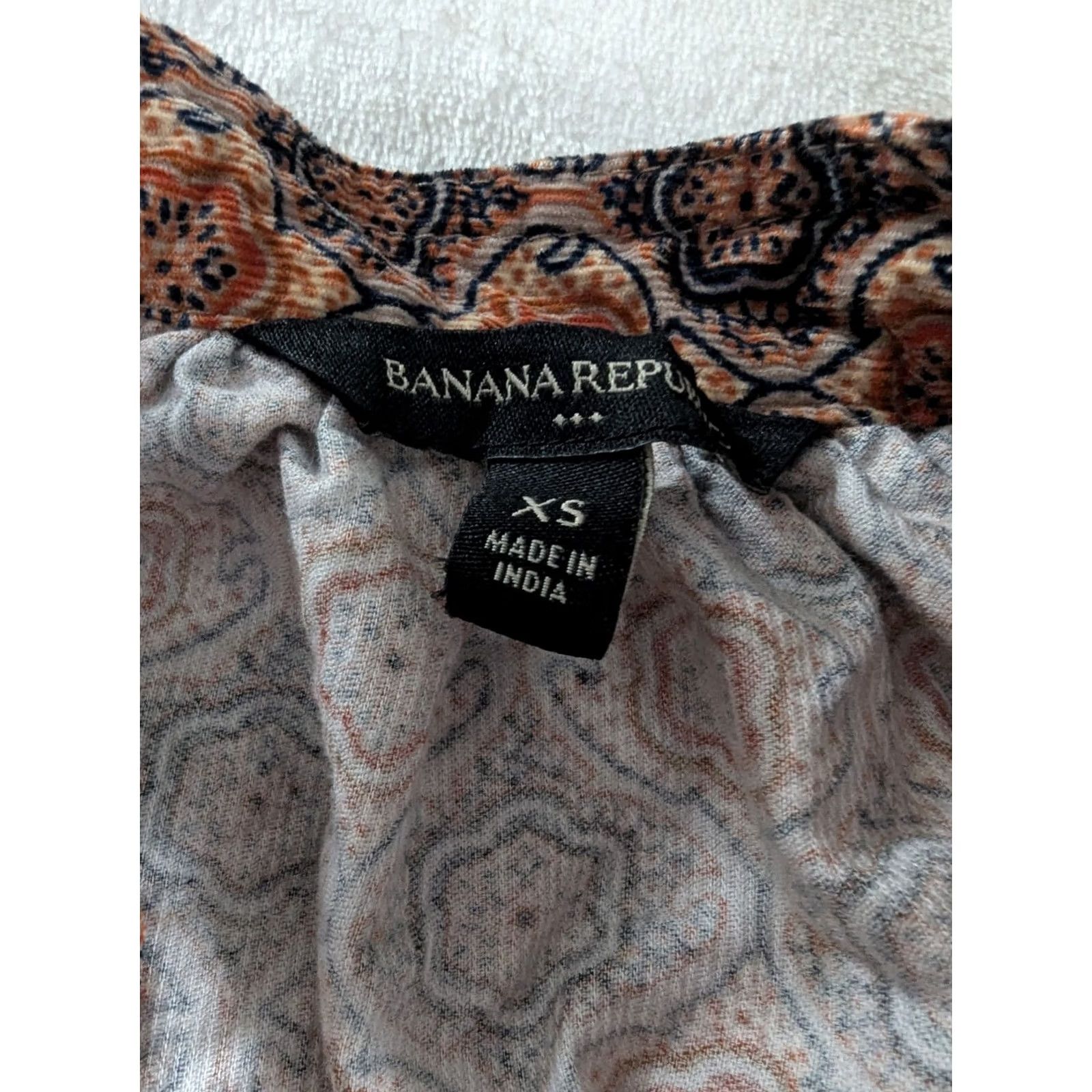 Banana Republic VINTAGE Banana Republic Corduroy Dress Sz XS Boho Retro 70's Hippie Long Sleeve Womens Size XS / US 0-2 / IT 36-38 - 3 Thumbnail
