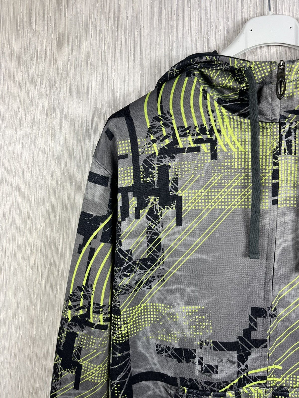 Oakley × Vintage Vintage Oakley y2k cyber patterned zip hoodie outdoor retro Size US L / EU 52-54 / 3 - 5 Thumbnail