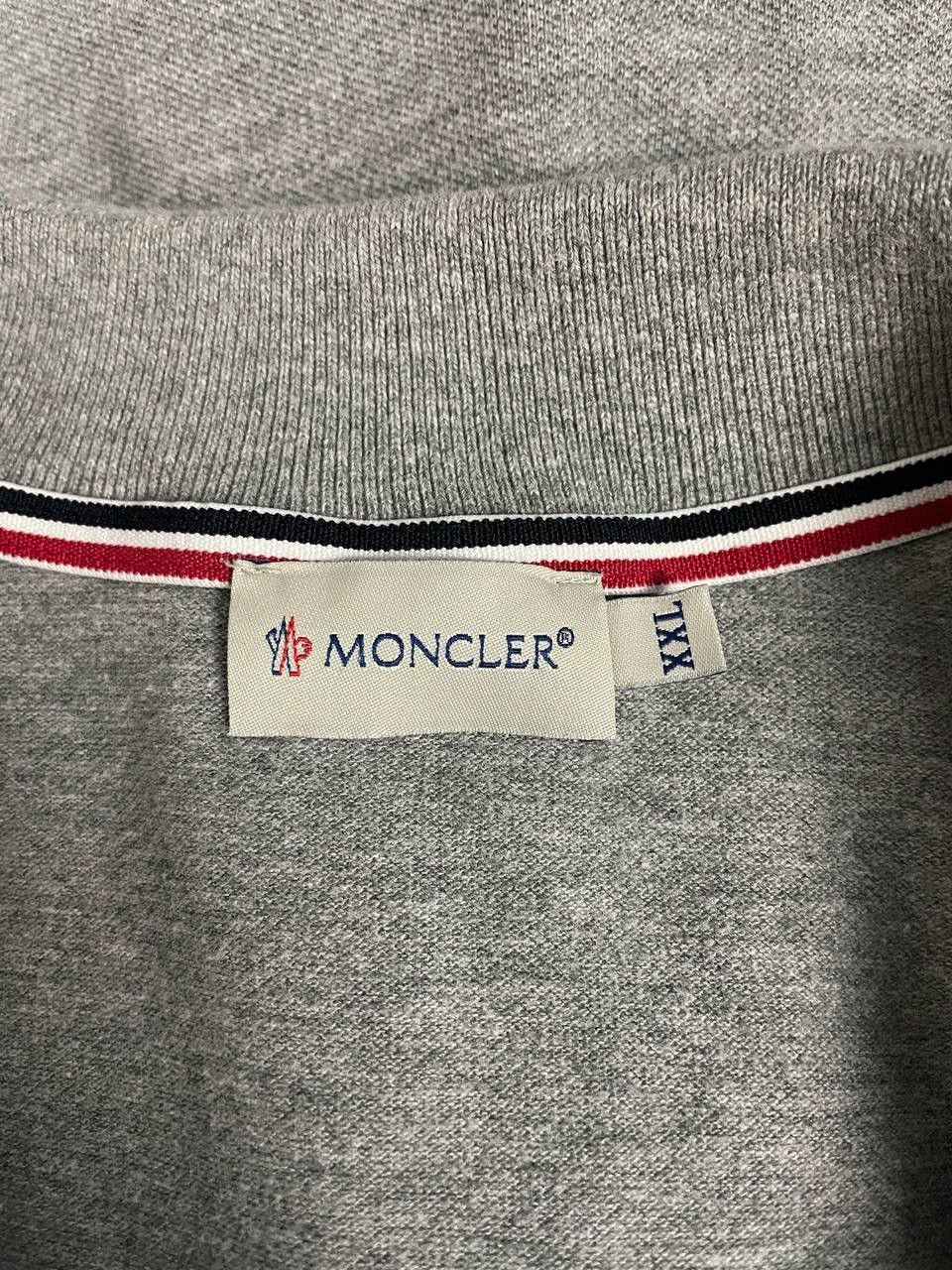 Moncler Moncler Polo Long Sleeve Grey Size US XL / EU 56 / 4 - 14 Thumbnail
