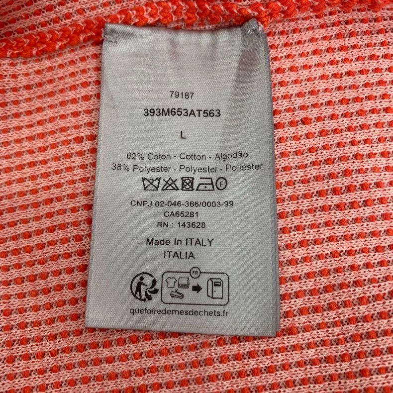 Dior Dior Red logo letter inlaid round neck cotton knitted short Size US L / EU 52-54 / 3 - 7 Thumbnail