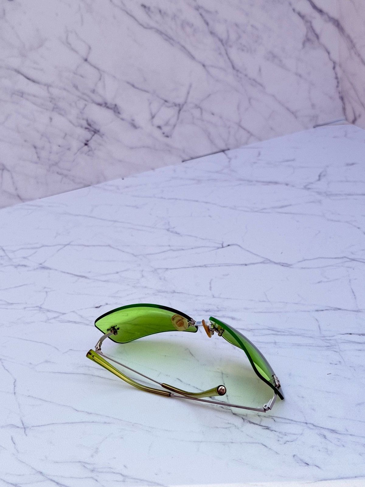 Chanel Chanel vintage sunglasses 4017 Green rare lens Size ONE SIZE - 11 Thumbnail