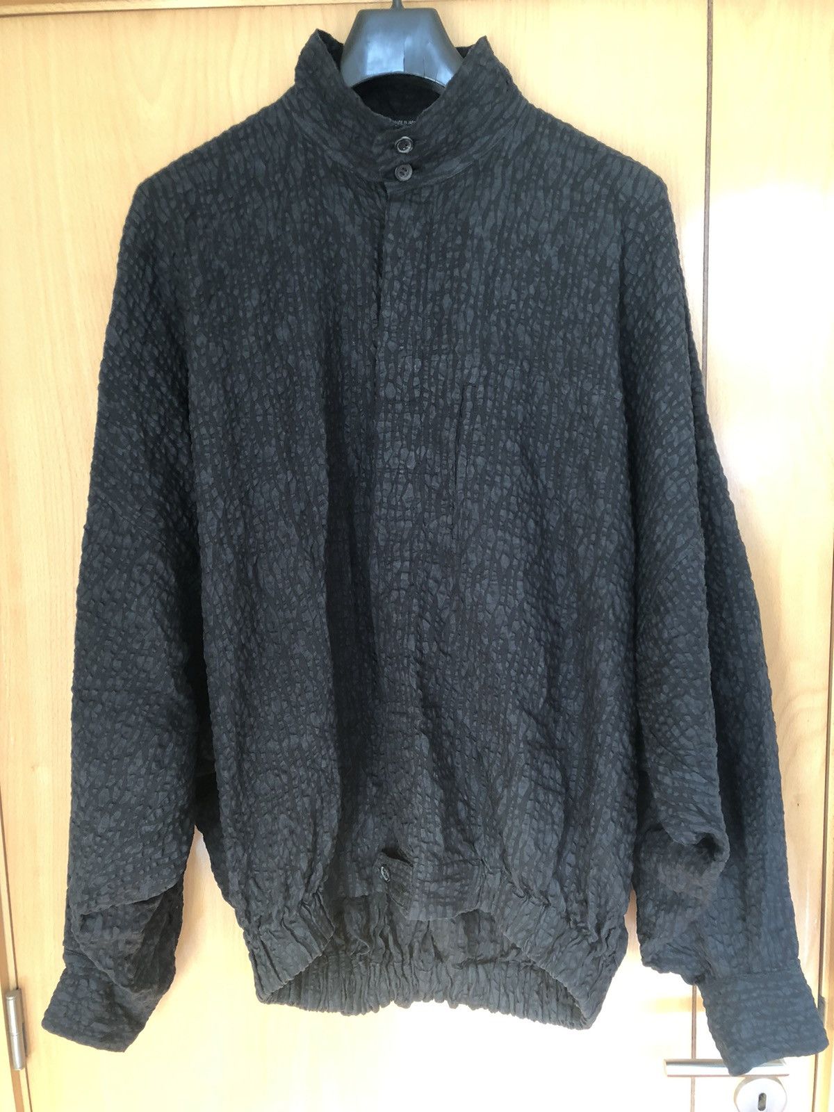 Issey Miyake Ramie Batwing Shirt Jacket 2018 SS