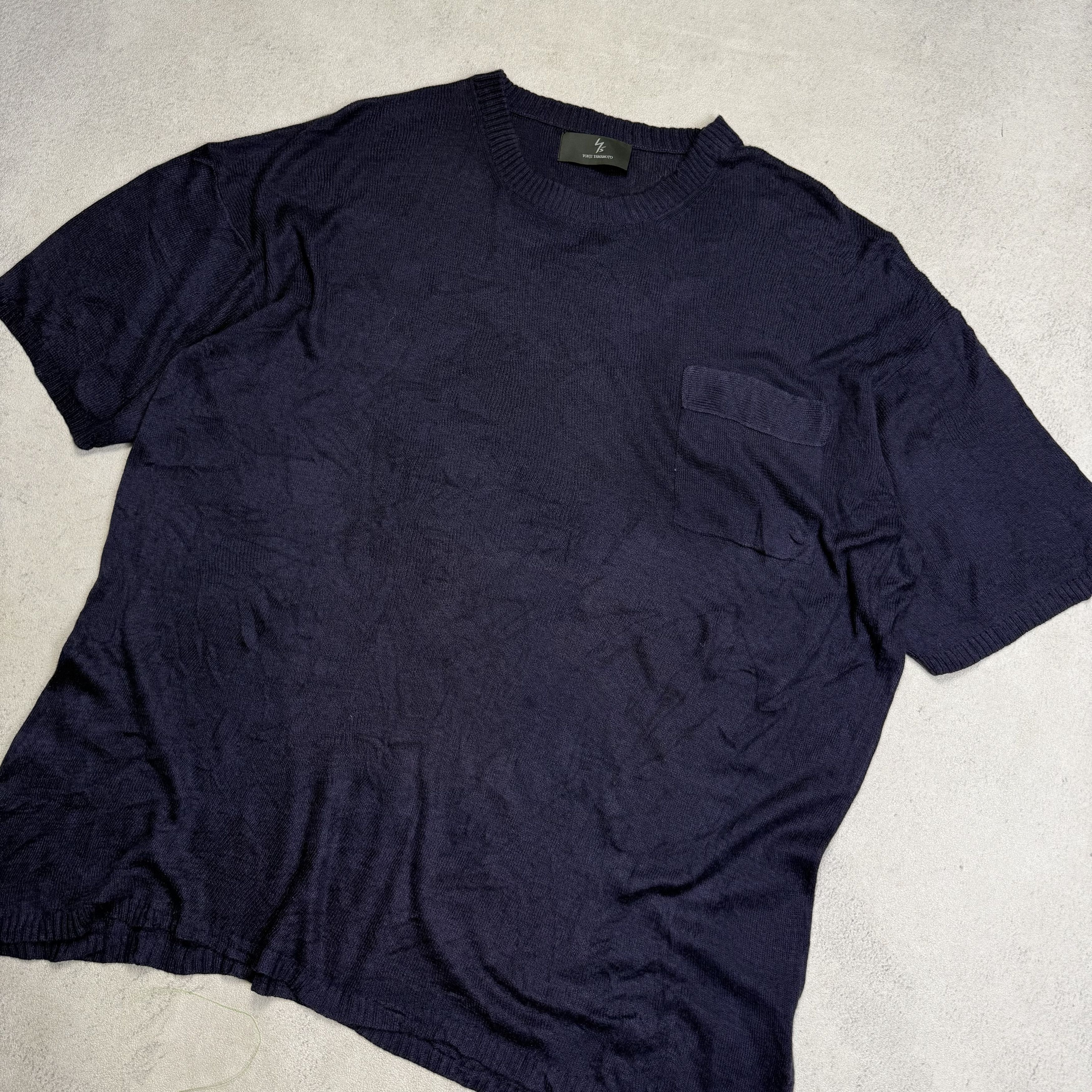 Yohji Yamamoto Y's Yohji Yamamoto Oversized Knitted Tshirt Size US L / EU 52-54 / 3 - 2 Thumbnail