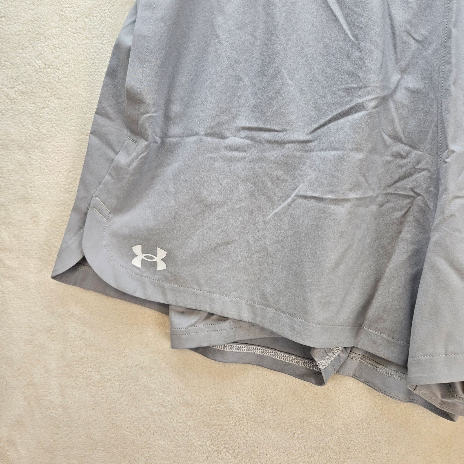 Under Armour UNDER ARMOUR MEN'S 3XL FOOTBALL 2 IN 1 SHORTS MOD GRAY NWT Size US 42 / EU 58 - 2 Thumbnail