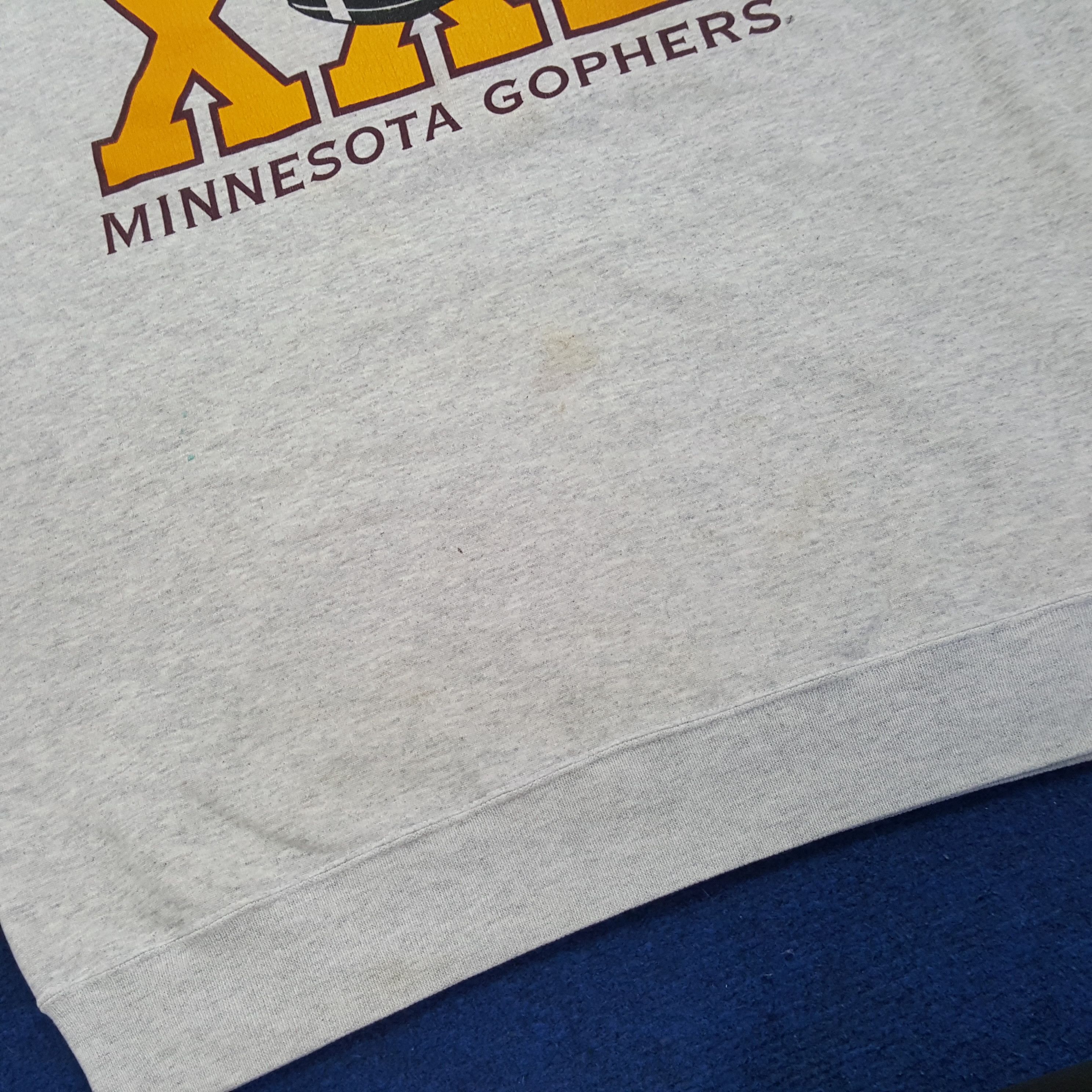 NFL × Vintage Vintage XXL Minnesota Gophers American Football Sweatshirt Size US XL / EU 56 / 4 - 9 Thumbnail