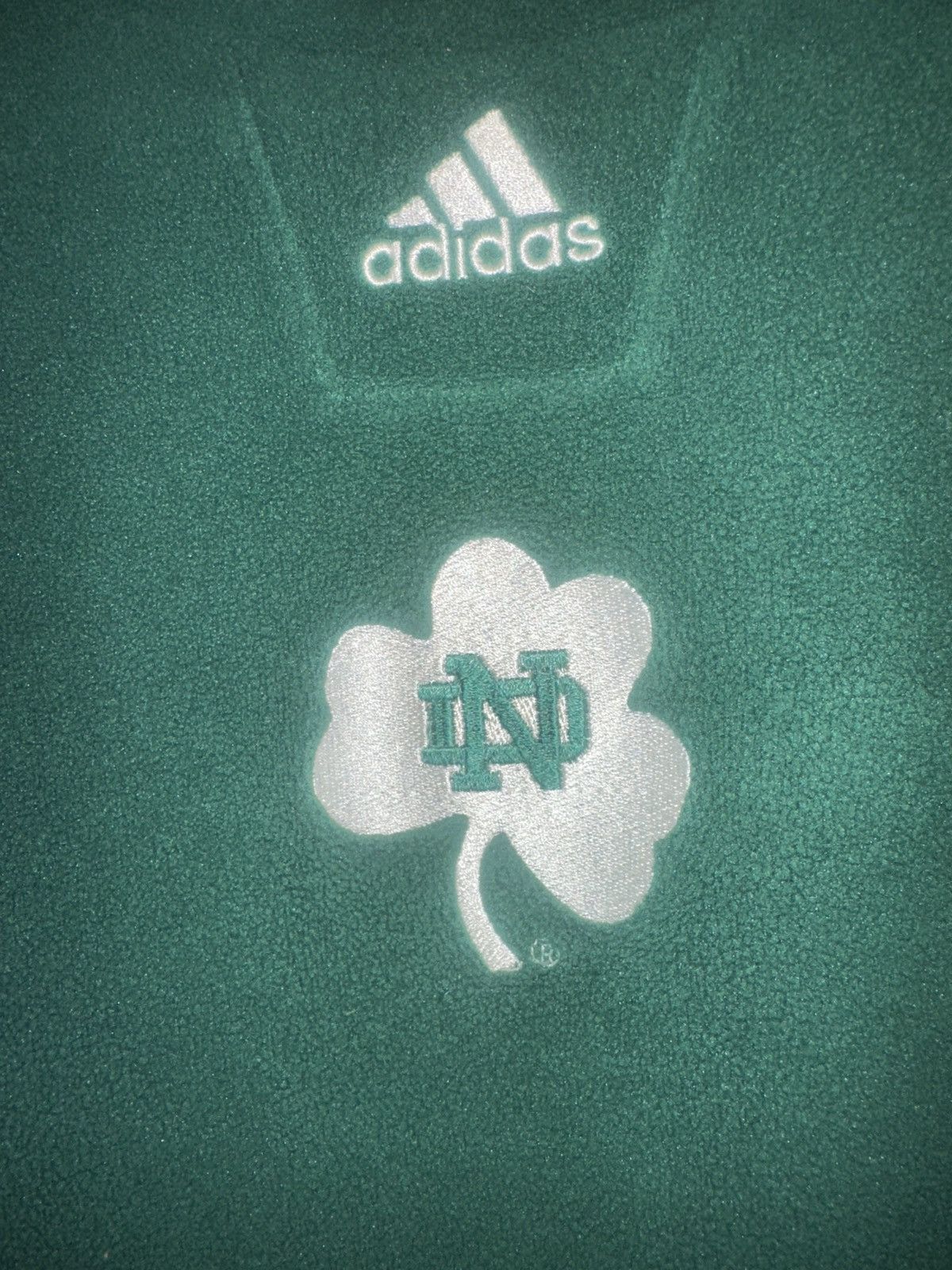 Adidas Adidas vintage Notre Dame fleece Size US L / EU 52-54 / 3 - 3 Thumbnail