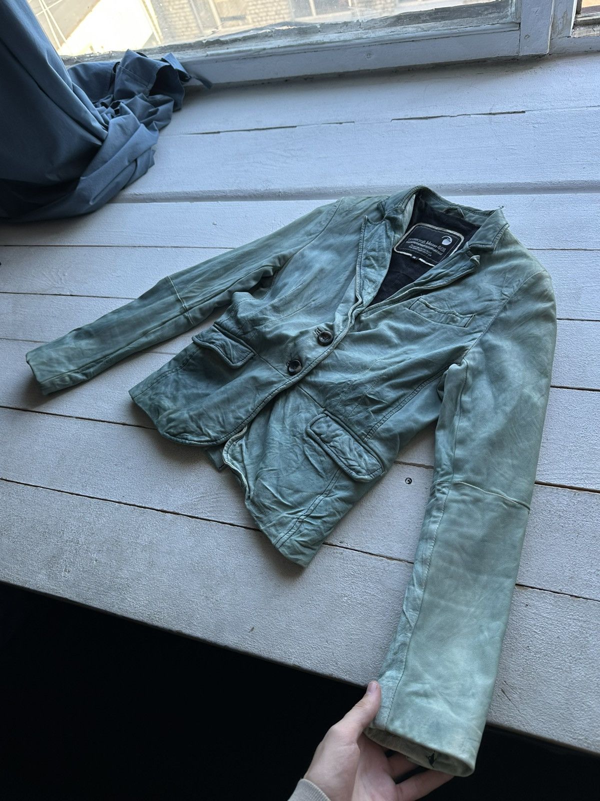 Other 🚨 VINTAGE LEATHER JACKET JAPAN CASUAL STREETWEAR 90s Y2K Size M / US 6-8 / IT 42-44 - 2 Thumbnail