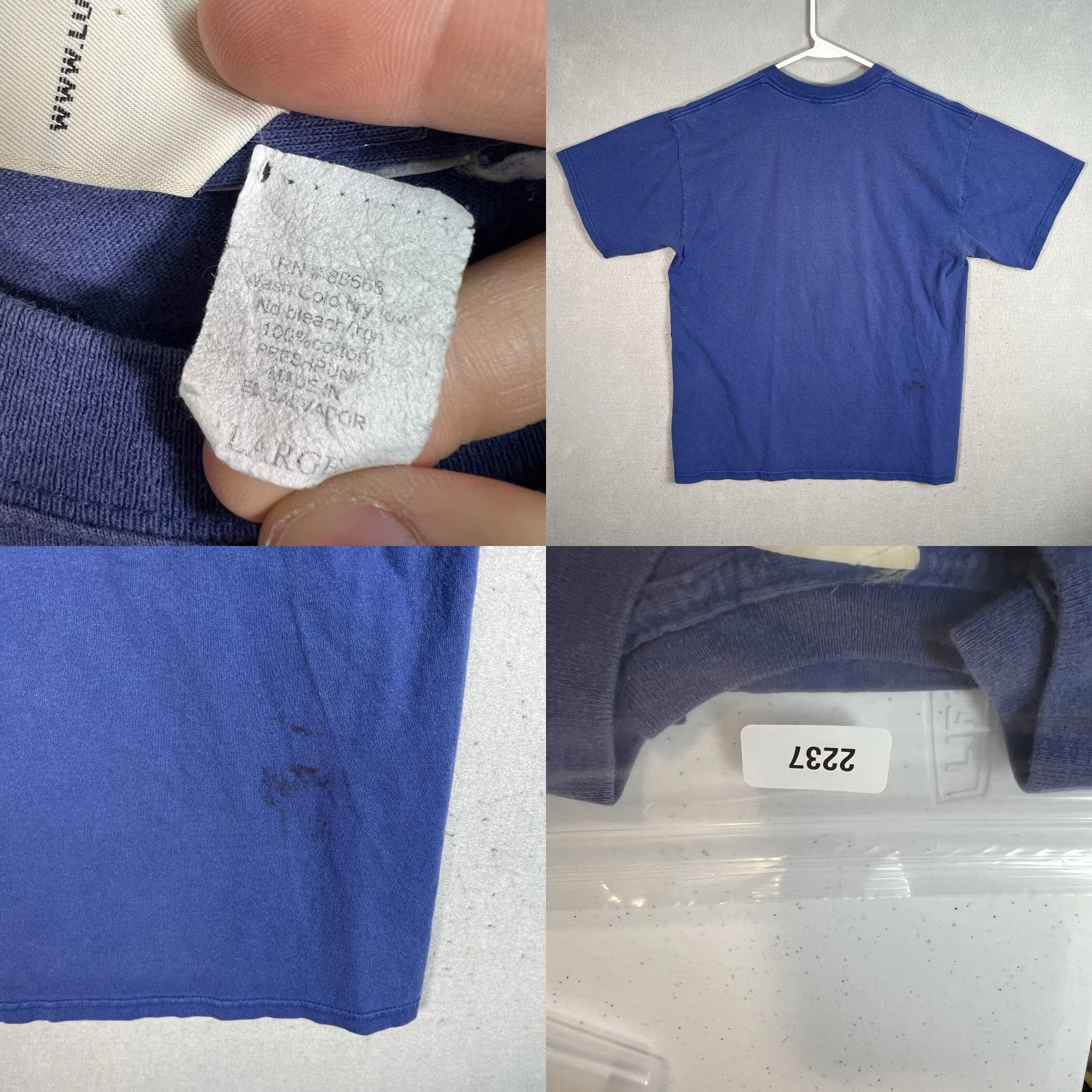 Vintage VINTAGE Pyramid Creations Las Vegas T Shirt Adult Large Blue Mens 1990s Graphic Tee Modern Sportswear/Beach Decade 90s Mens Large Blue Shirt Size US L / EU 52-54 / 3 - 8 Thumbnail