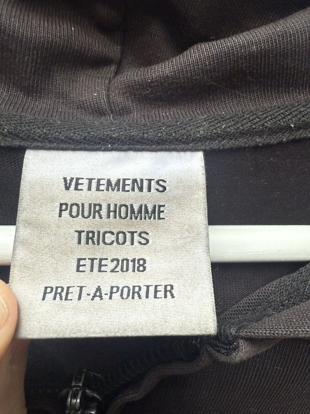 Vetements SS17 Vetements ‘Bro’ Zip-Up Hoodie Size US XS / EU 42 / 0 - 7 Thumbnail