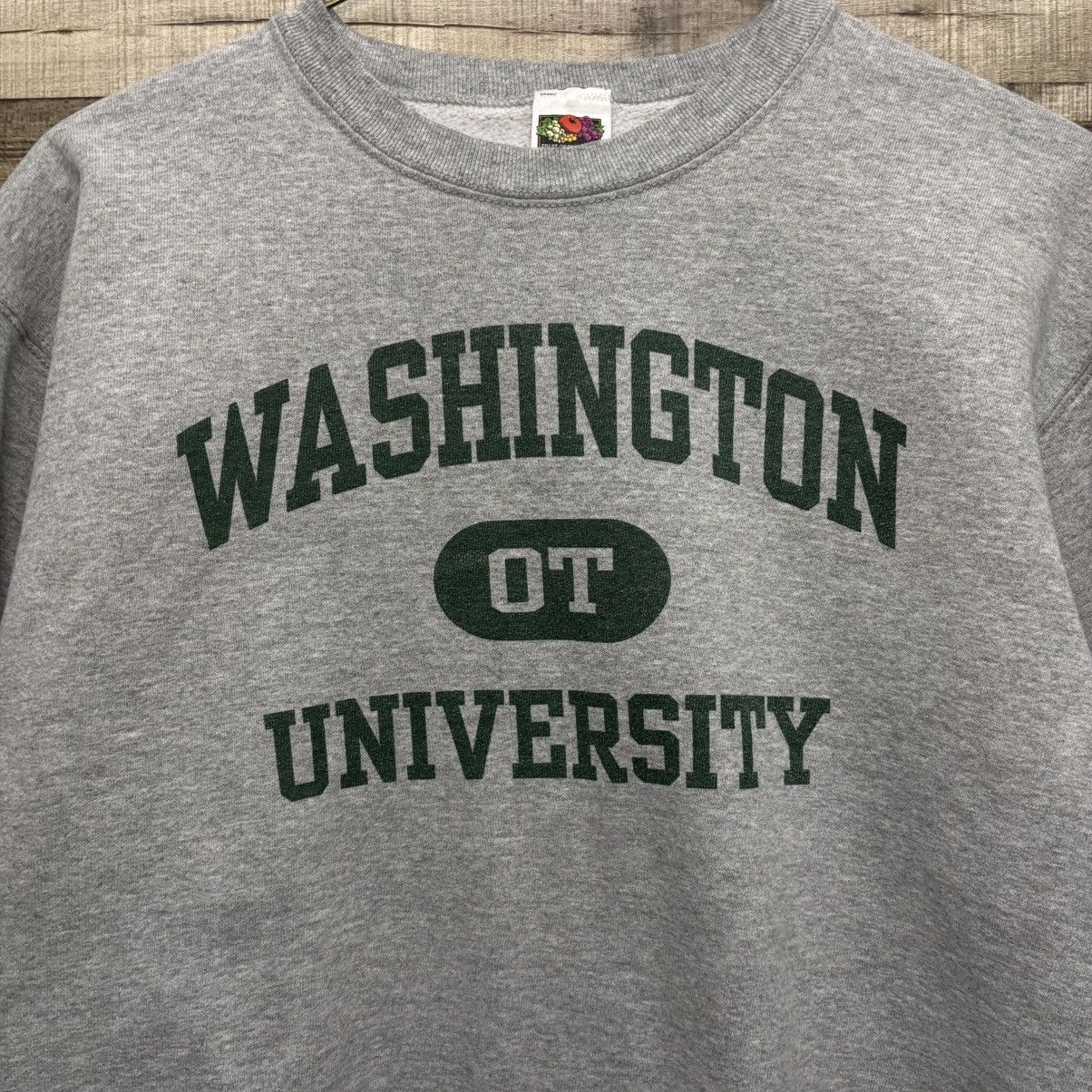 Public School Vintage 1990s Washington University Collegiate Crewneck. Size US M / EU 48-50 / 2 - 2 Thumbnail