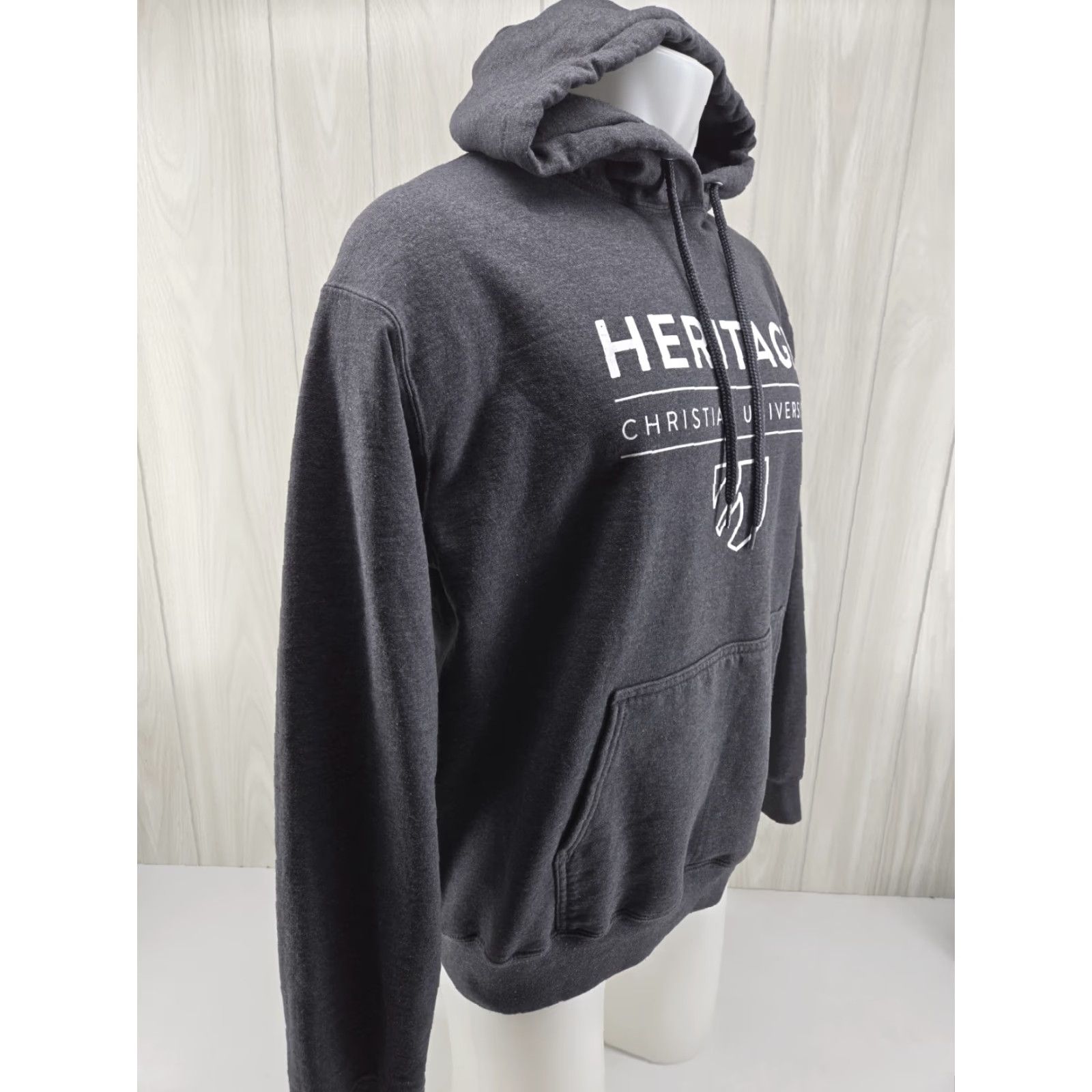 Port & Company Heritage Christain University Gray Hoodie Mens Size Large Size US L / EU 52-54 / 3 - 5 Thumbnail