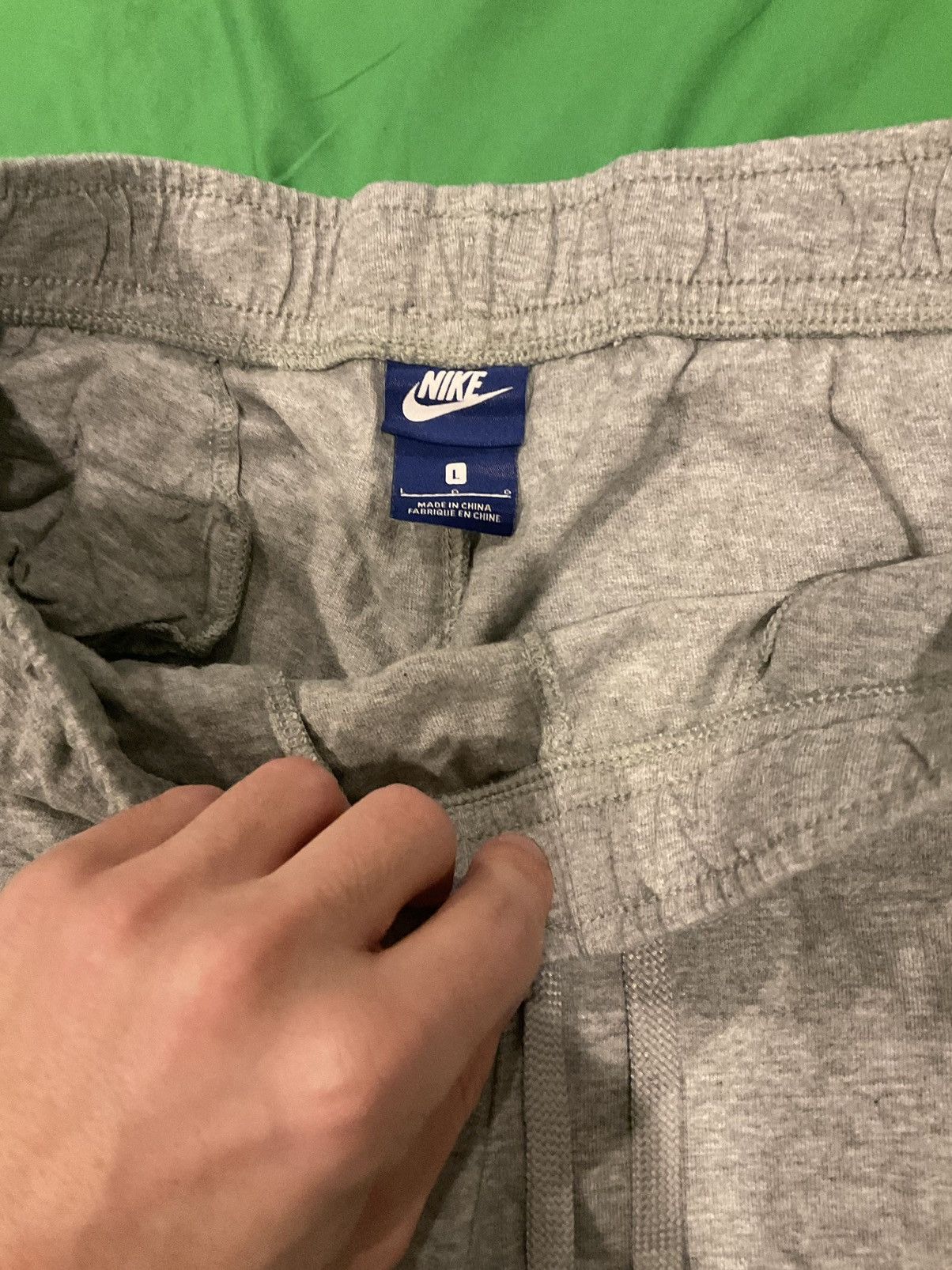 Nike × Vintage Vintage Grey Nike shorts Size US 32 / EU 48 - 2 Thumbnail