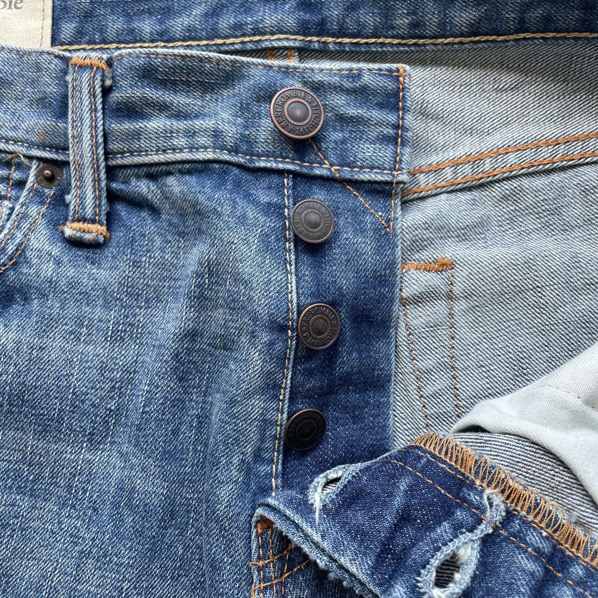 Abercrombie & Fitch Vintage Ambercrombie & Fitch Skinny Jeans Pants Denim W32 Size US 32 / EU 48 - 6 Thumbnail