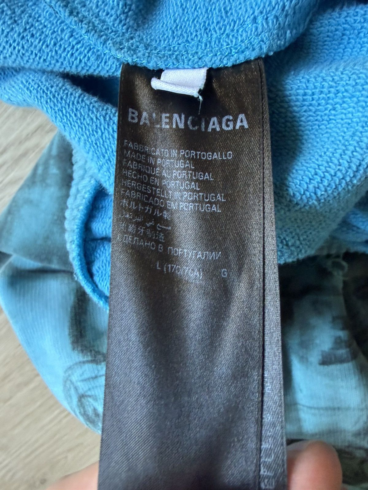 Balenciaga Balenciaga SS23 Blue Skater Graffiti Sweatpants Sz.L Size US 34 / EU 50 - 6 Thumbnail