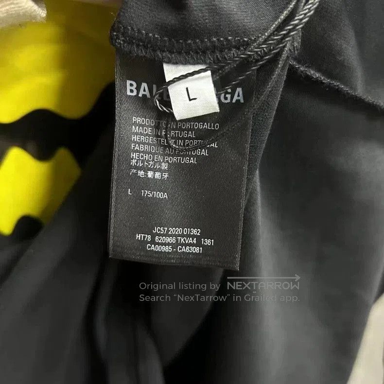 Balenciaga Balenciaga Black Ghost Print Longsleeve. Size US L / EU 52-54 / 3 - 4 Thumbnail