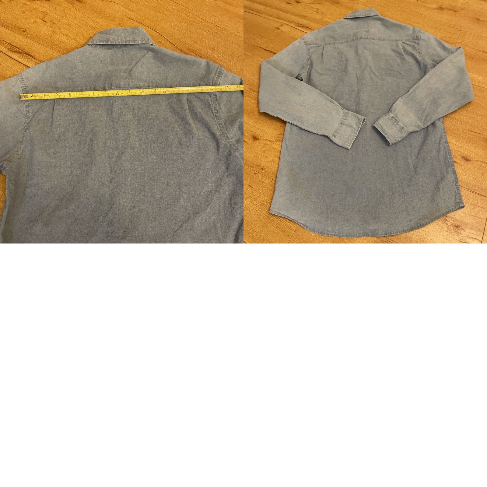 Wrangler VINTAGE Wrangler Flex Work Shirt Mens Small Blue Chambray Western Button-Up Shirt Size US S / EU 44-46 / 1 - 9 Thumbnail