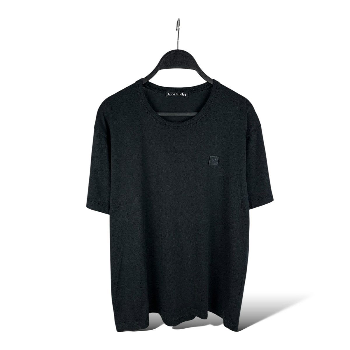 Acne Studios Acne Studios Nash Face Logo Black T-Shirt Size US S / EU 44-46 / 1 - 1 Thumbnail