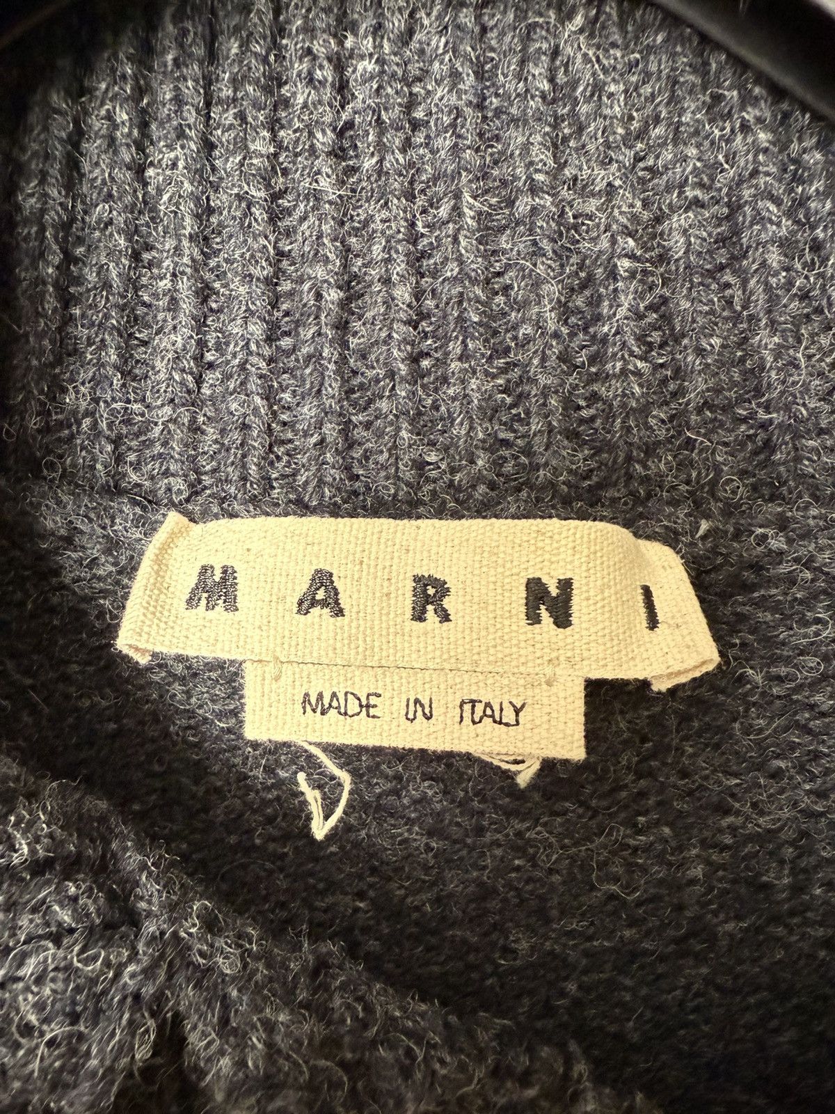 Marni Marni wool Asymmetrical Distressed cut out sweater Size US S / EU 44-46 / 1 - 6 Thumbnail