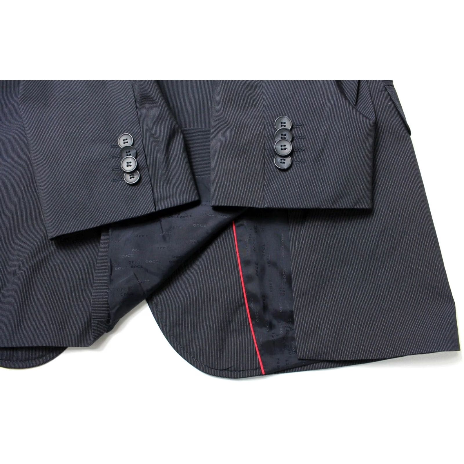 Hugo Boss Hugo Boss Blazer Men Single Breasted Pinstriped Notch Blue US 38R Aiko1/Heise Size 38R - 6 Thumbnail