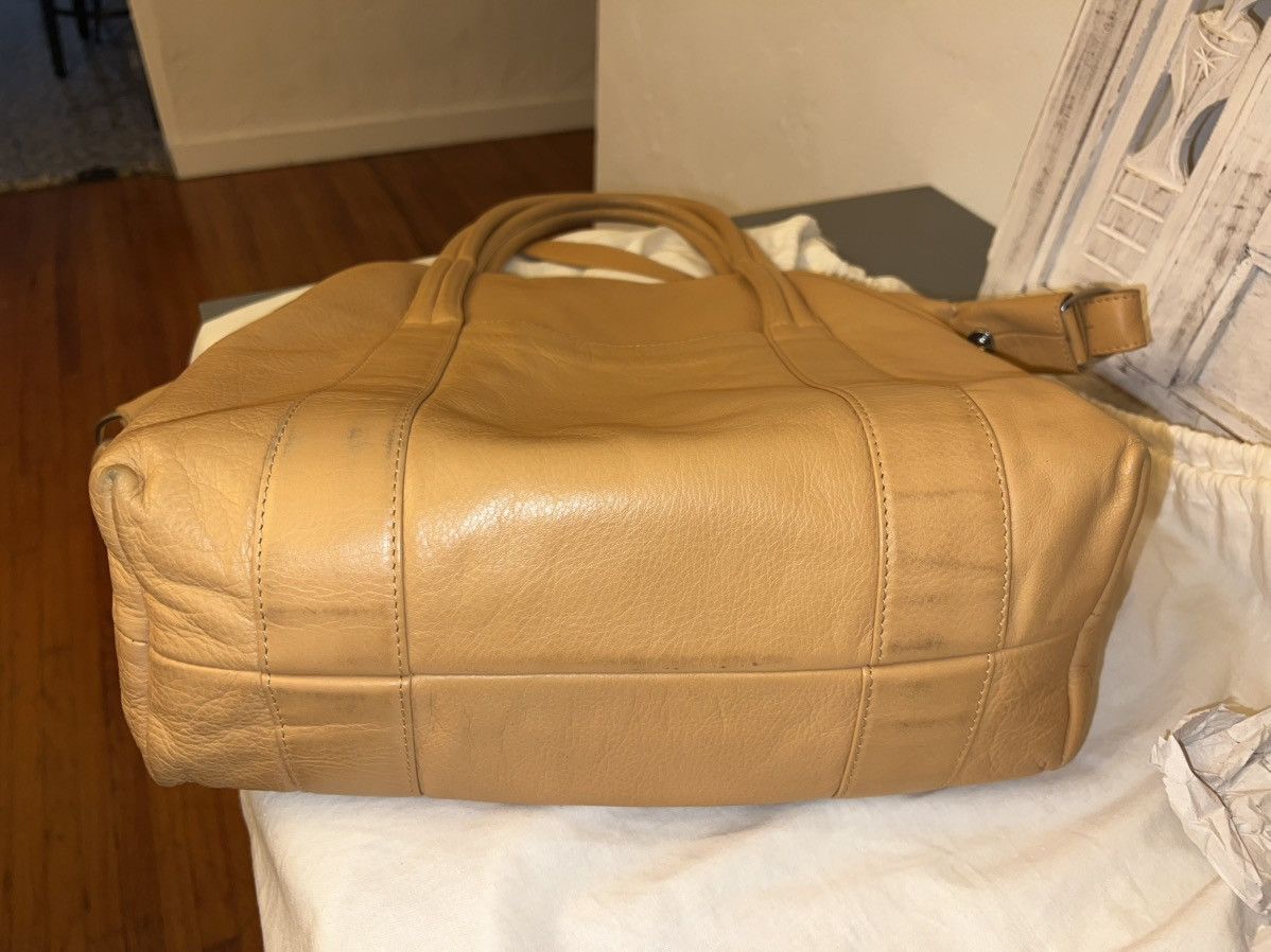 Maison Margiela Leather Sailor tote bag in peachy brown Size ONE SIZE - 10 Thumbnail