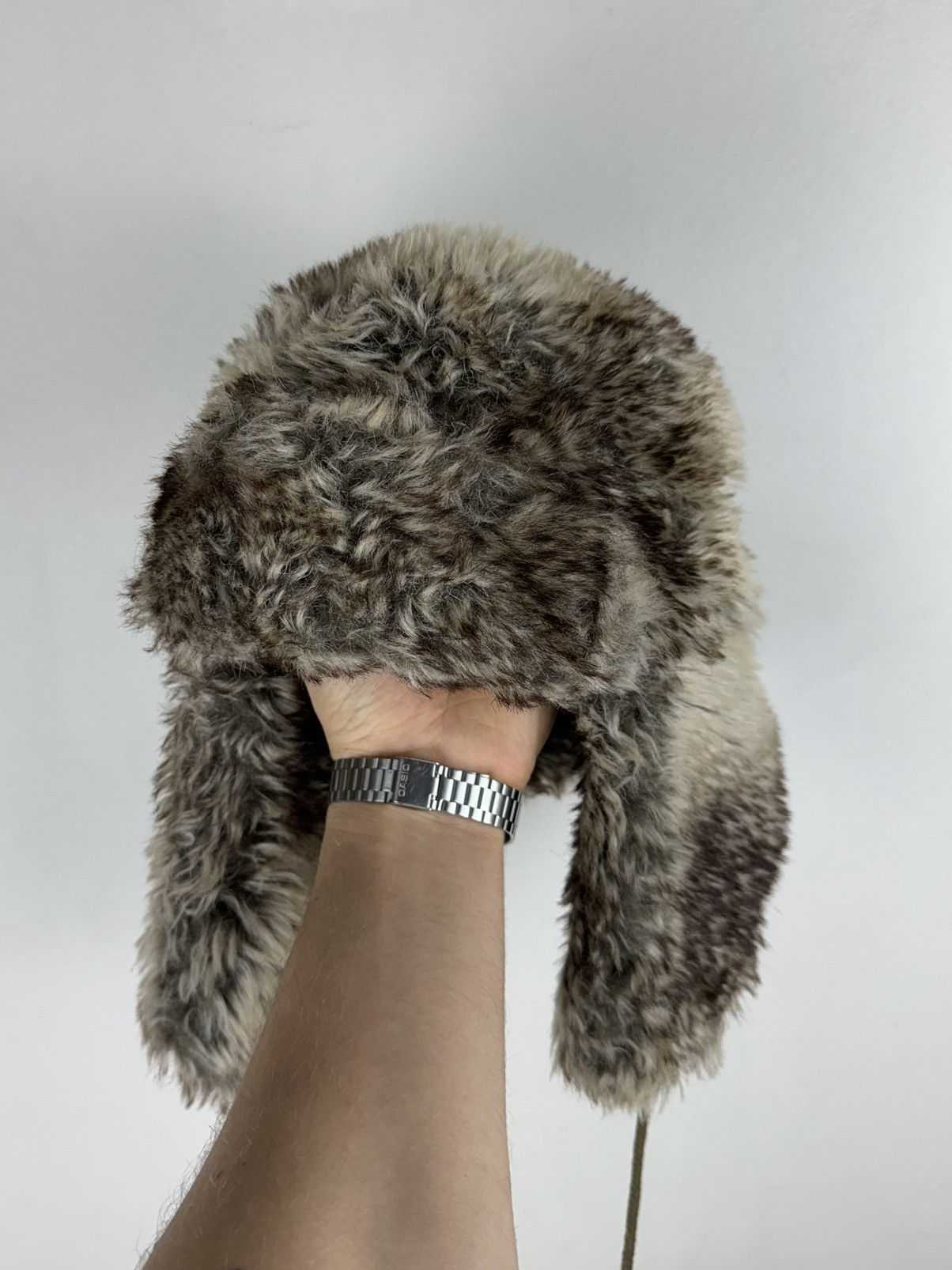 Japanese Brand Faux fur hat swag y2k Pinterest style original casual item Size ONE SIZE - 3 Thumbnail