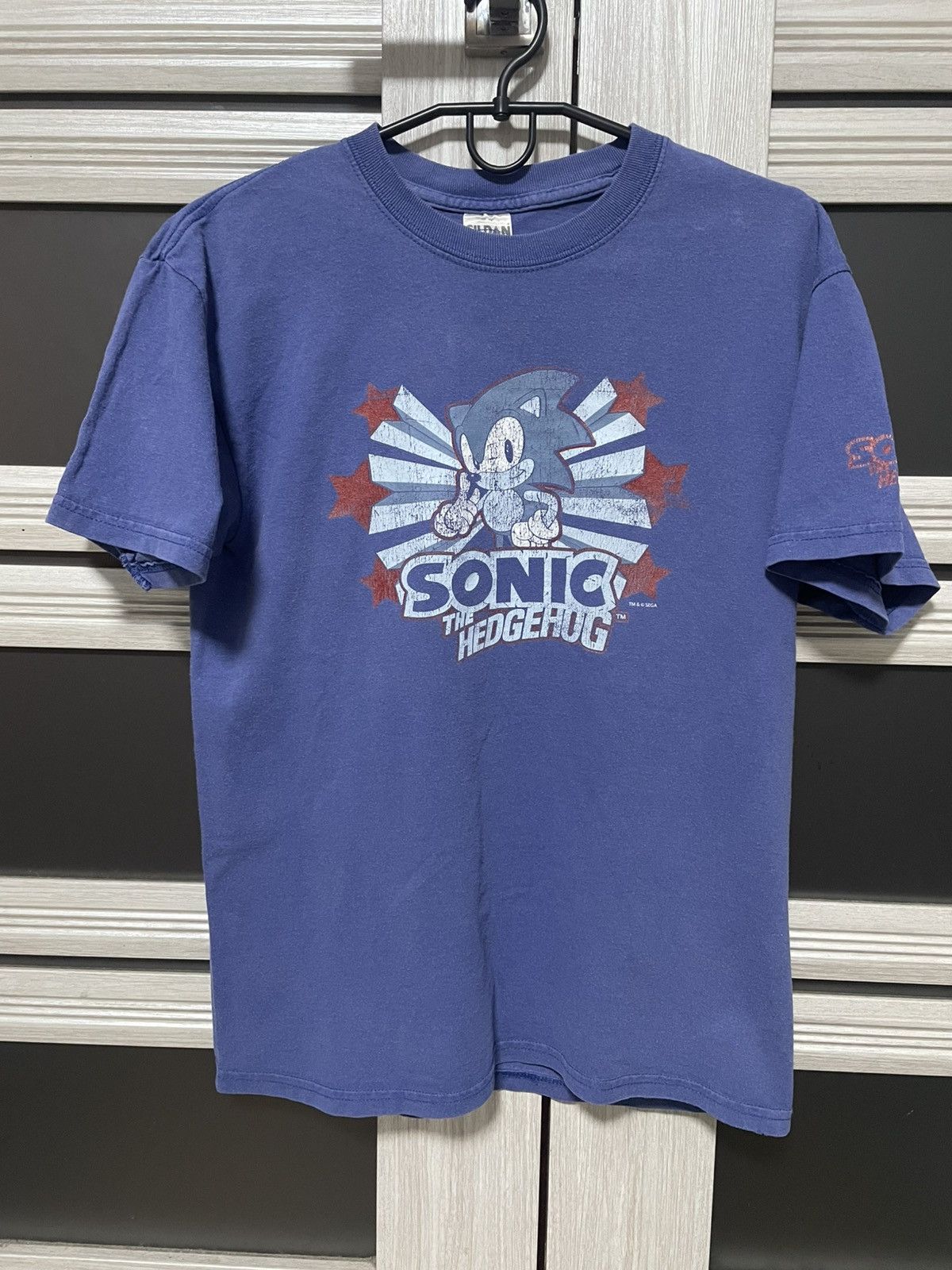 Nintendo × Vintage Vintage 1999 Sonic The Hedgehog Sega T Shirt 90s Tee Size US M / EU 48-50 / 2 - 1 Thumbnail