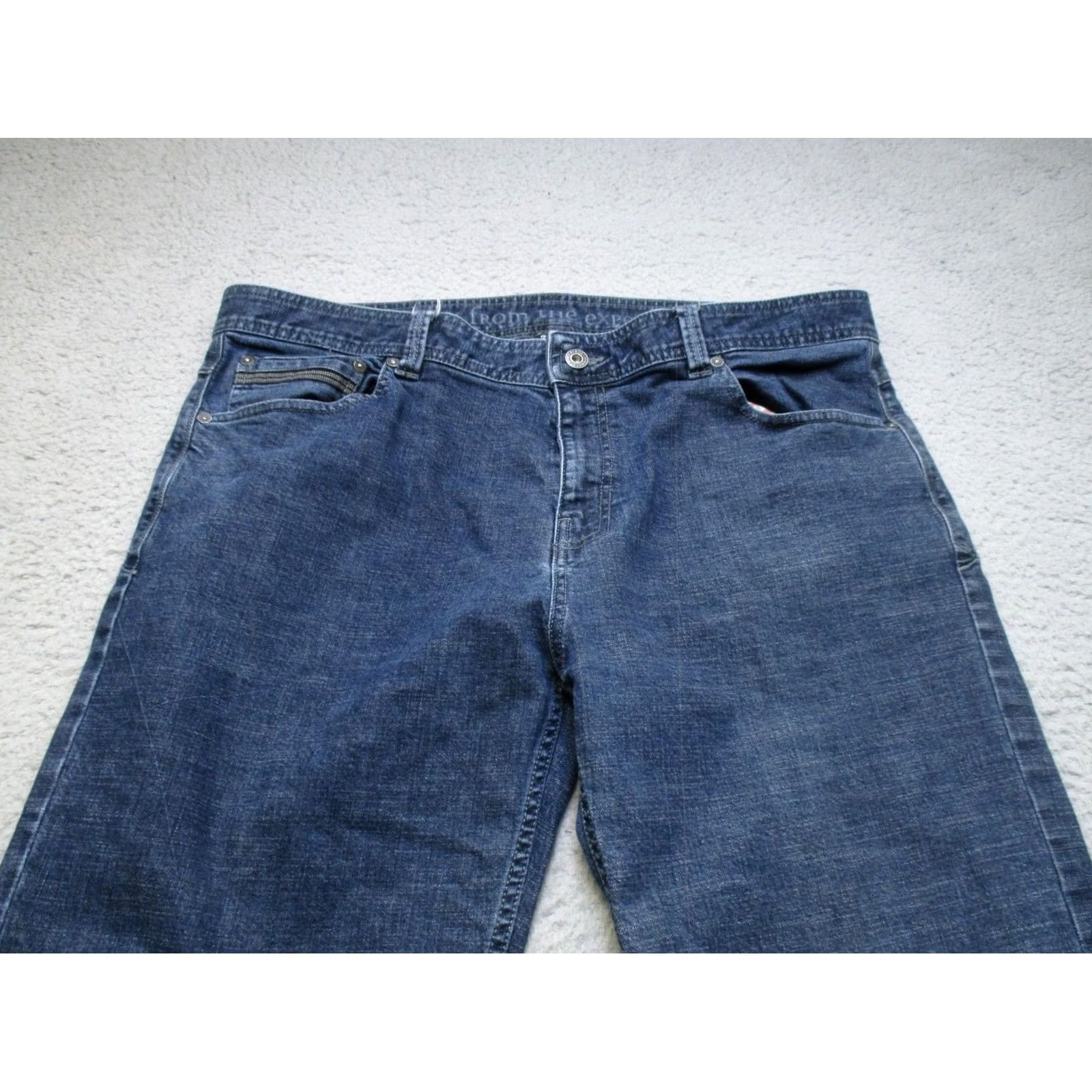 Prana prAna Jeans Mens 38x34 Blue Slim Fit Straight Leg Denim Pants Casual Comfort Size US 38 / EU 54 - 2 Thumbnail