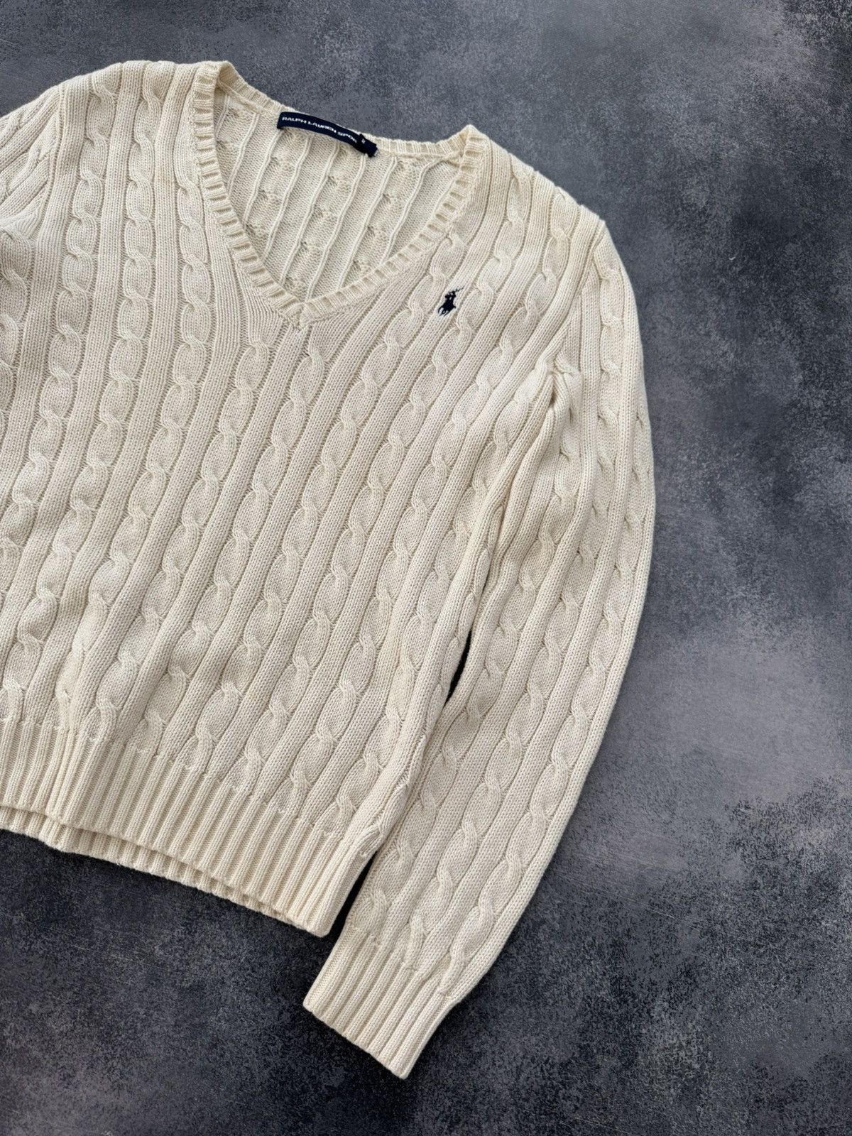Polo Ralph Lauren Vintage Polo Ralph Lauren Sport Cable Knit Sweater Size M / US 6-8 / IT 42-44 - 9 Thumbnail