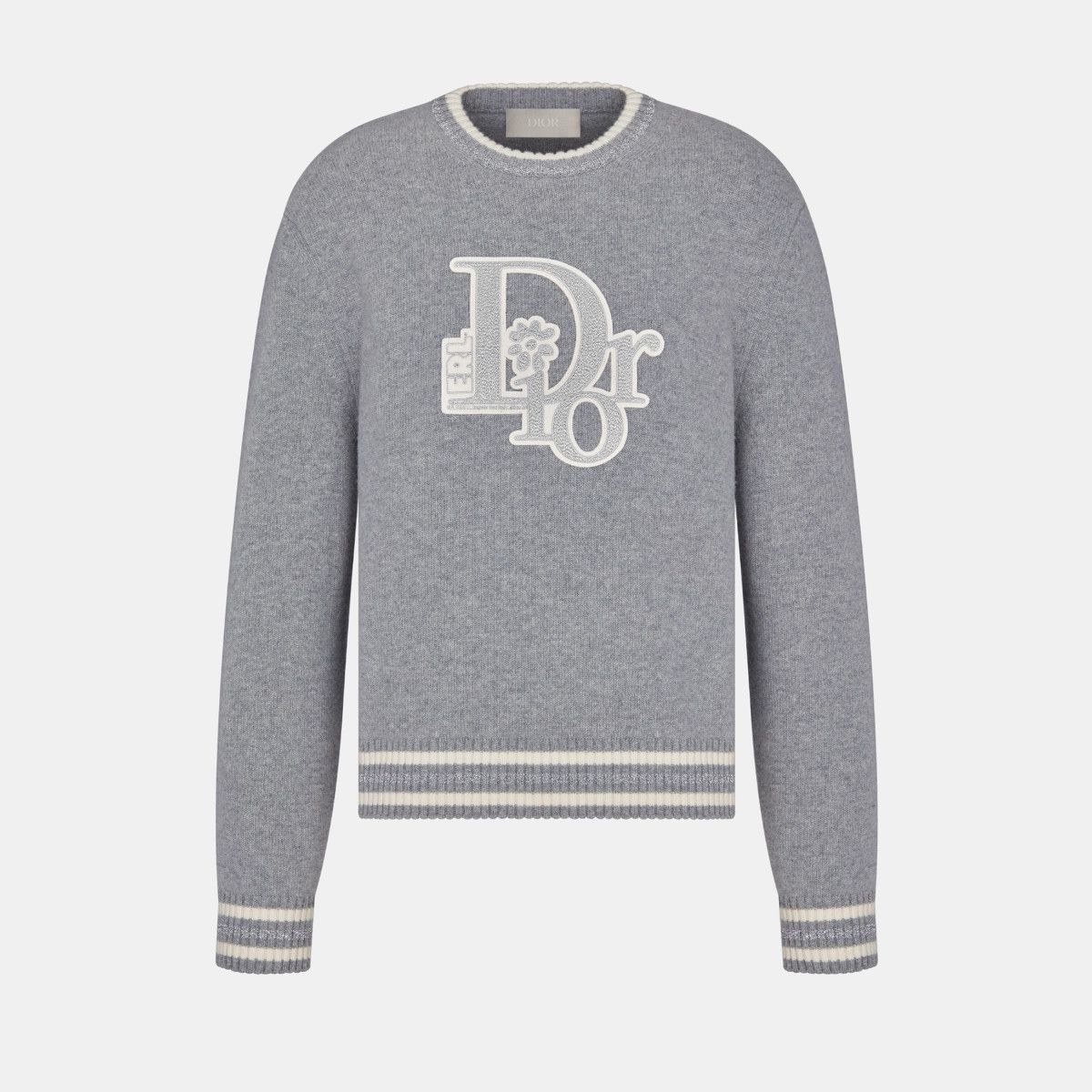 Image of Dior O1Bcso1Str0324 Sweaters In Gray in Grey, Men's (Size XL)