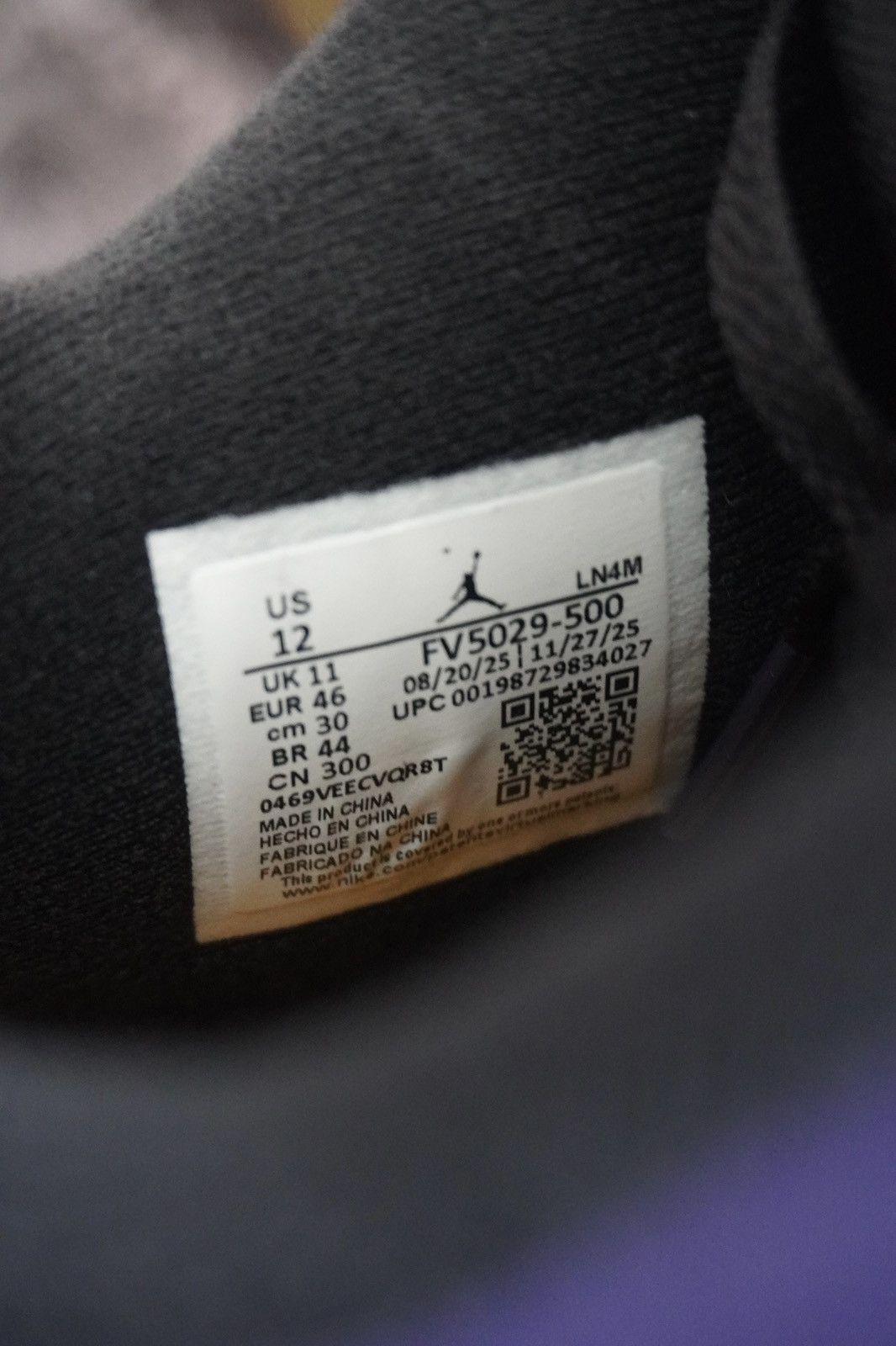 Jordan Brand Air Jordan 4- Lakers/ Lakeshow Sz. 12 Size US 12 / EU 45 - 7 Thumbnail