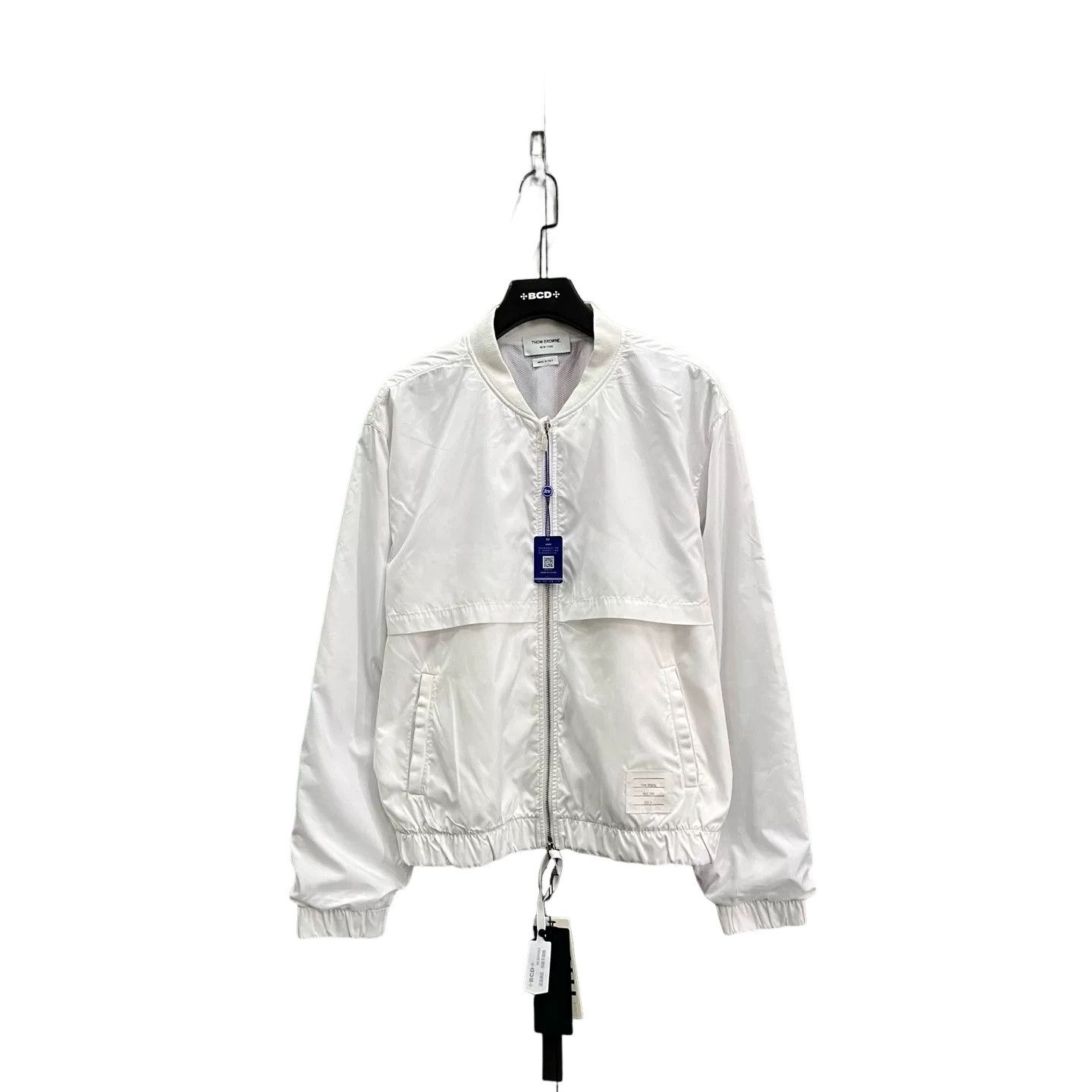 Thom Browne Thom Browne Tri-Stripe Zip-Up Jacket Size 4 Size US XL / EU 56 / 4 - 1 Thumbnail