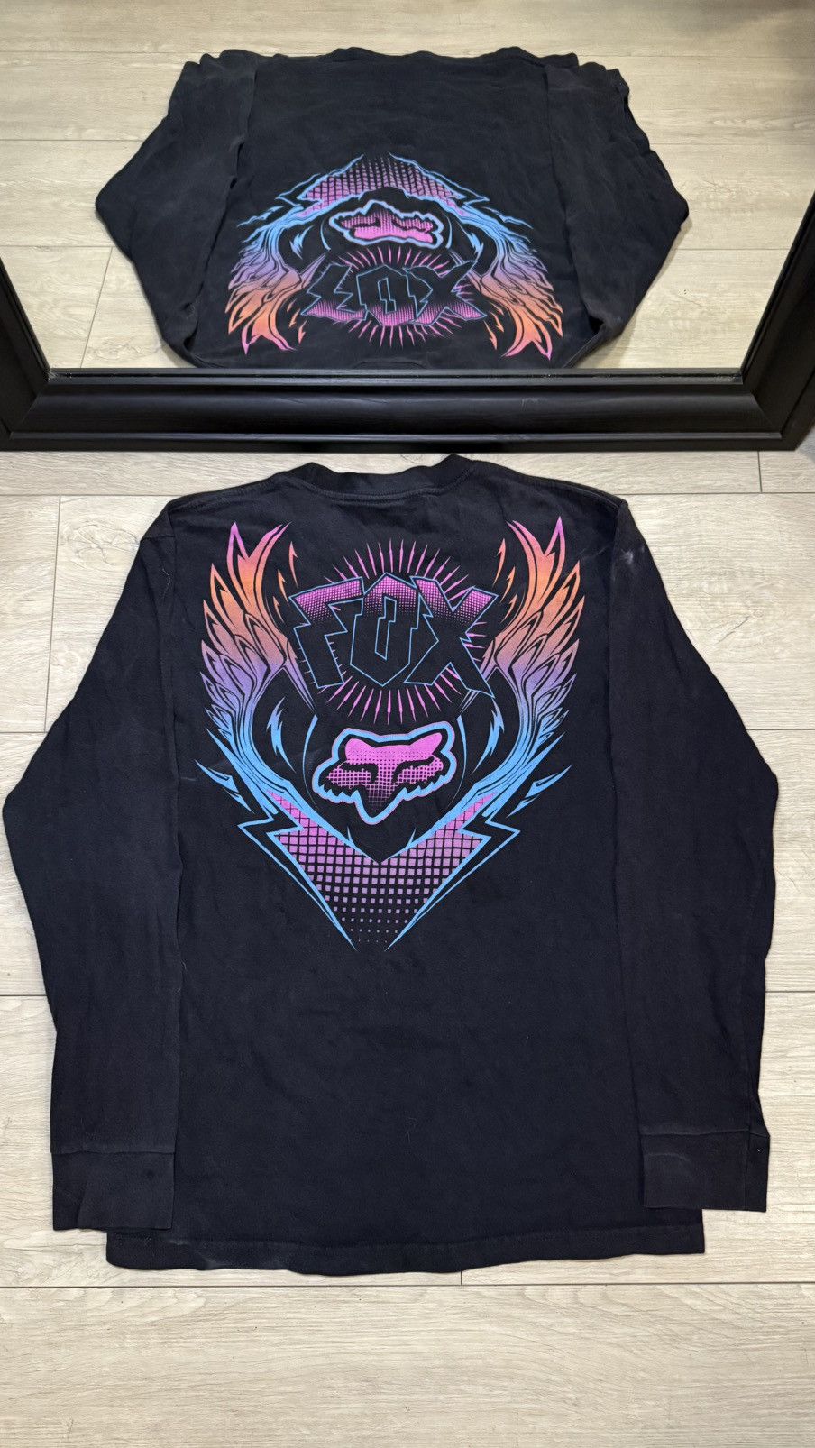 Fox Racing Vintage / Y2K Fox Women’s Long Sleeve Shirt Size M / US 6-8 / IT 42-44 - 1 Thumbnail